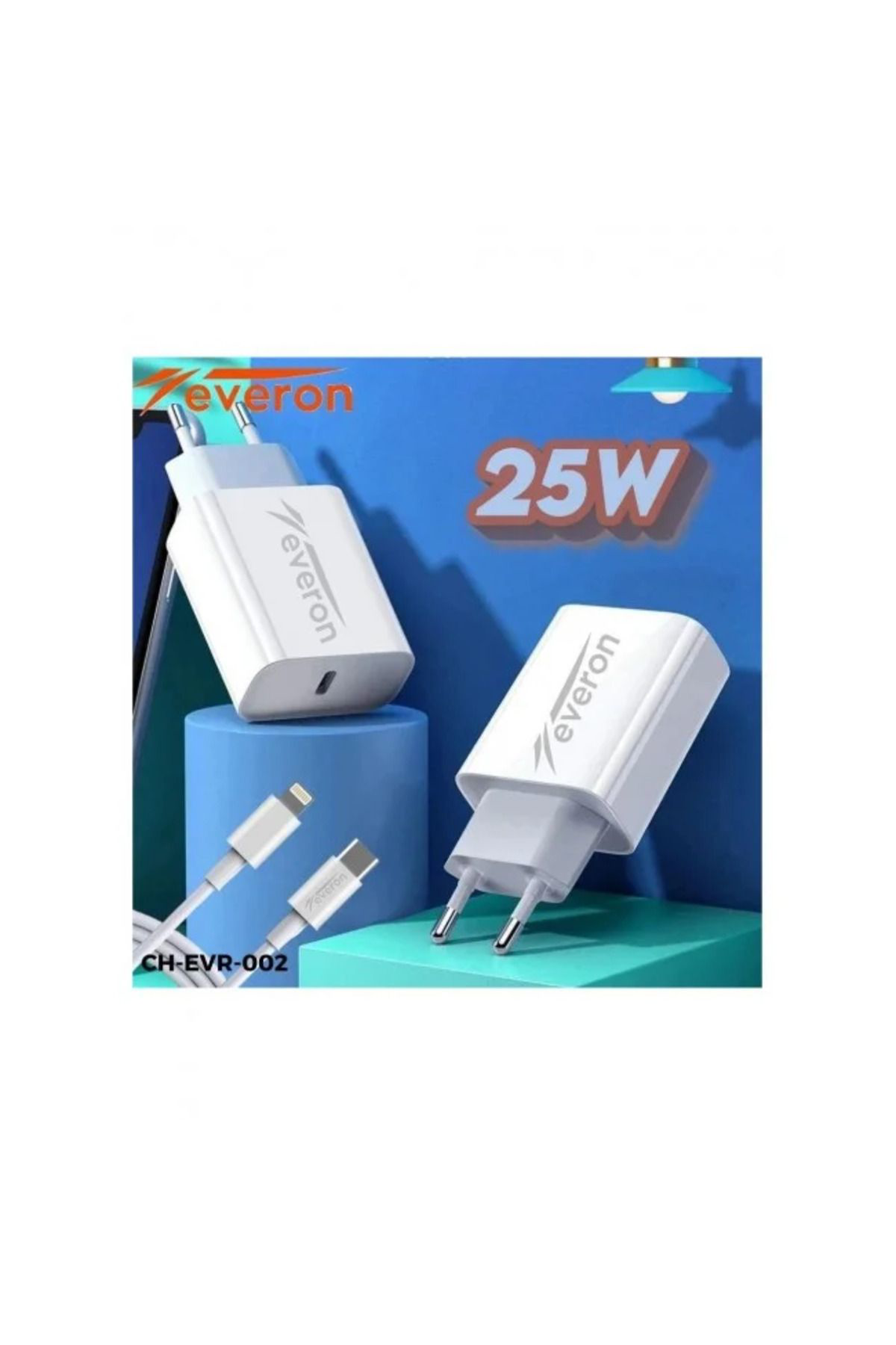 Everon 25W İphone 12 Pro İle Uyumlu 3.4 A Q.C Type C To Lightning Hizli