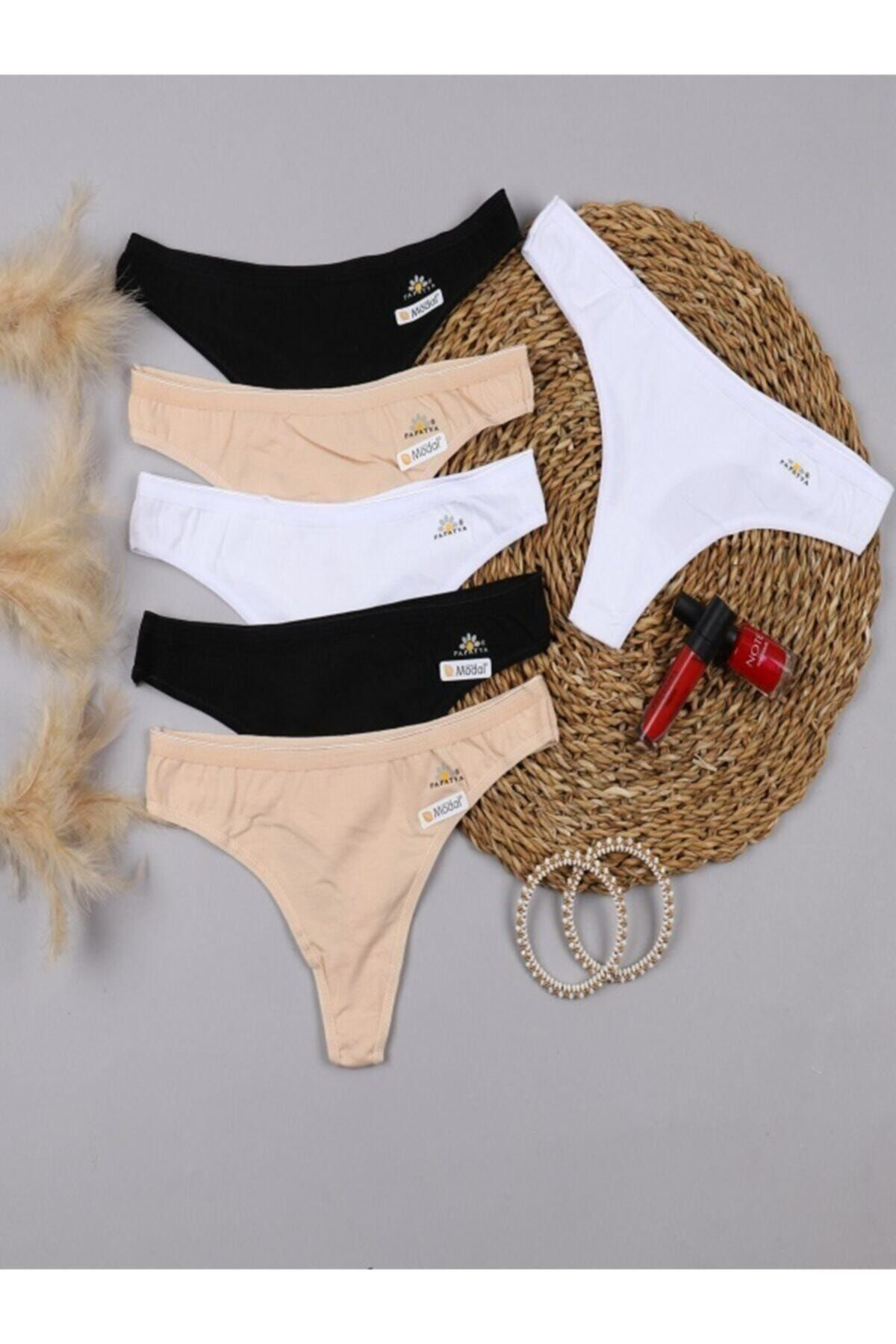 Papatya 2662 Tanga Modal Logolu 6'Li Paket