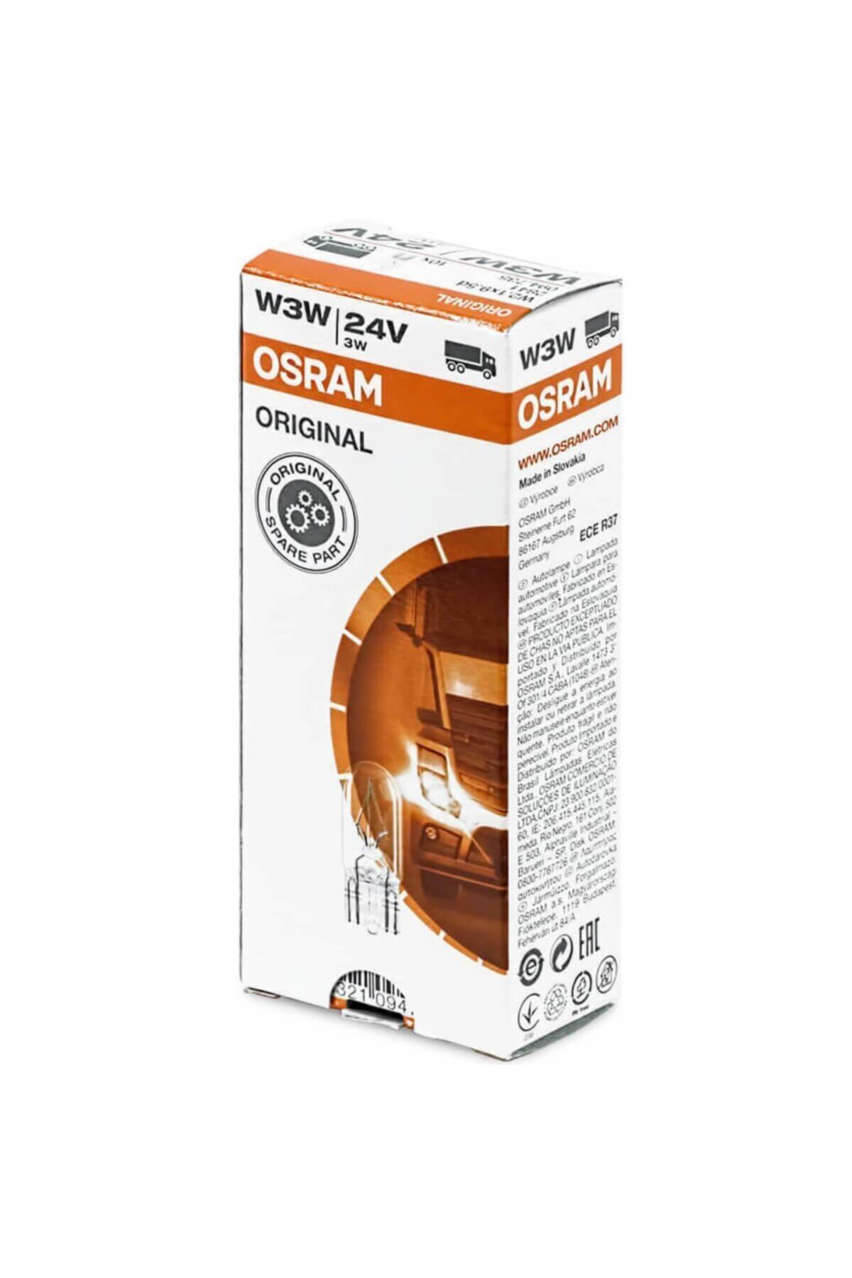 Osram 2841 Fs10 W3w Dipsiz Ampul 24 Volt 3Watt 10 Adet