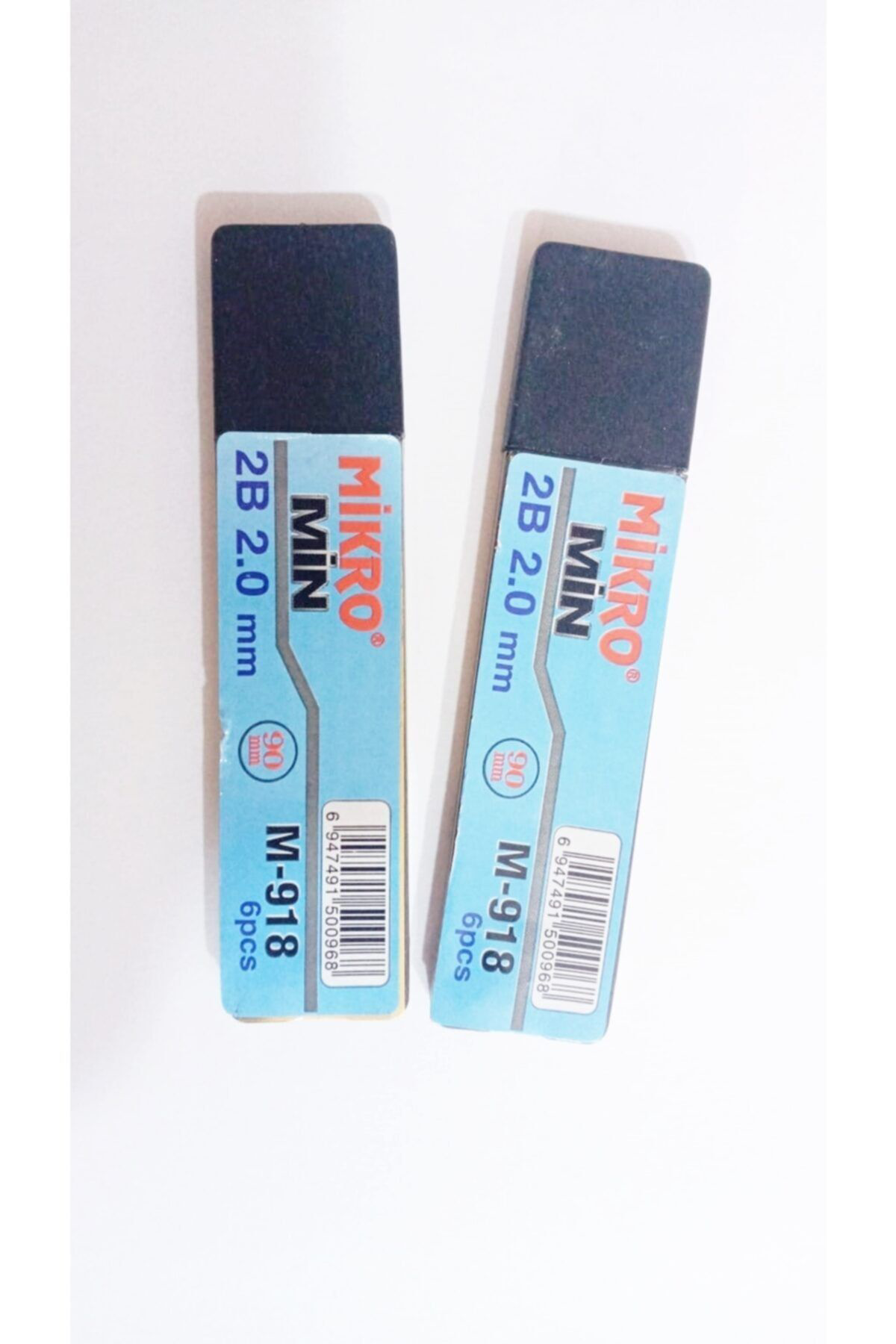 Mikro 2B 2.0Mm Kalin Siyah Uç 2 Li Paket