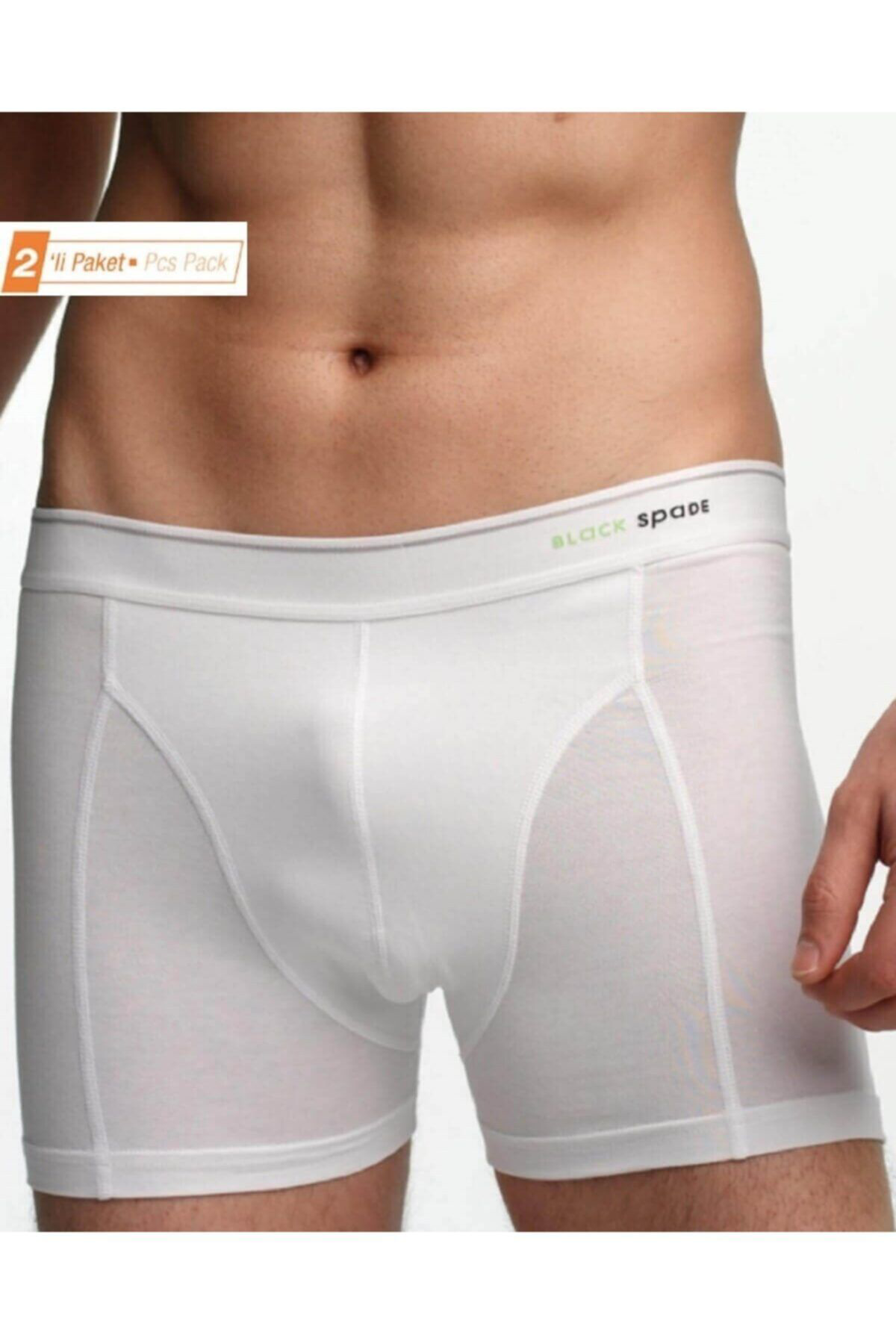 Blackspade 2'Li Paket %92 Pamuk Erkek Boxer