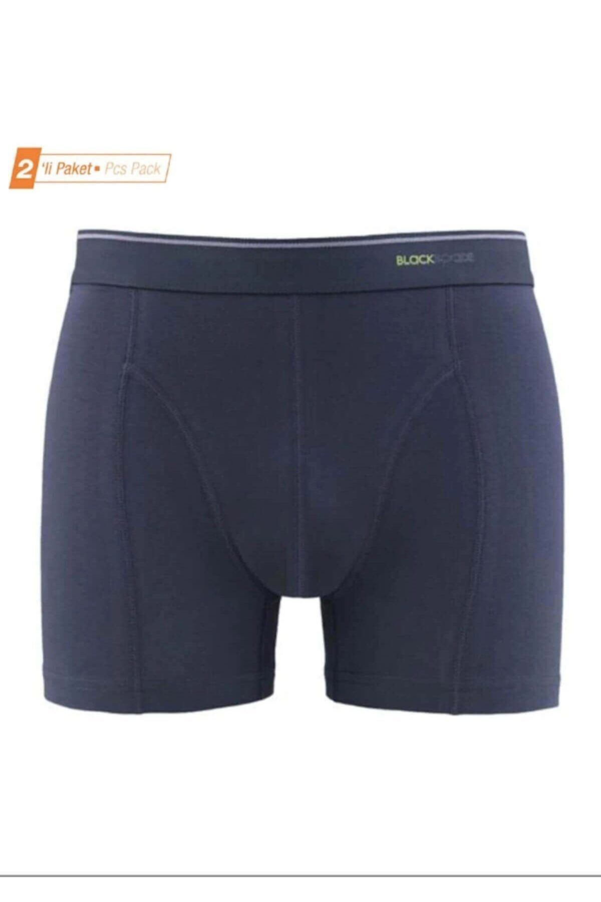Blackspade 2'Li Paket %92 Pamuk Erkek Boxer