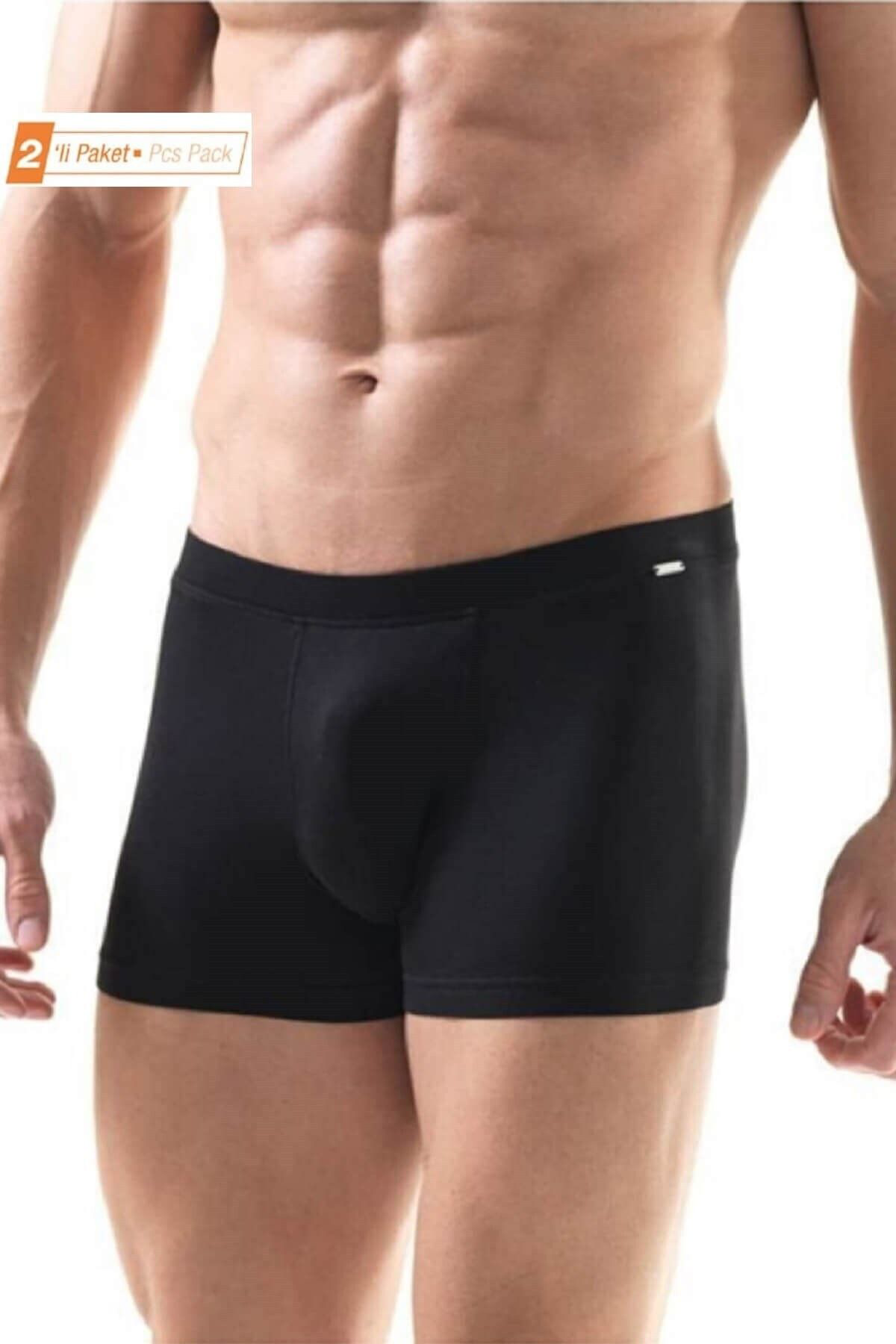 Blackspade 2'Li Paket %94 Modal Erkek Boxer