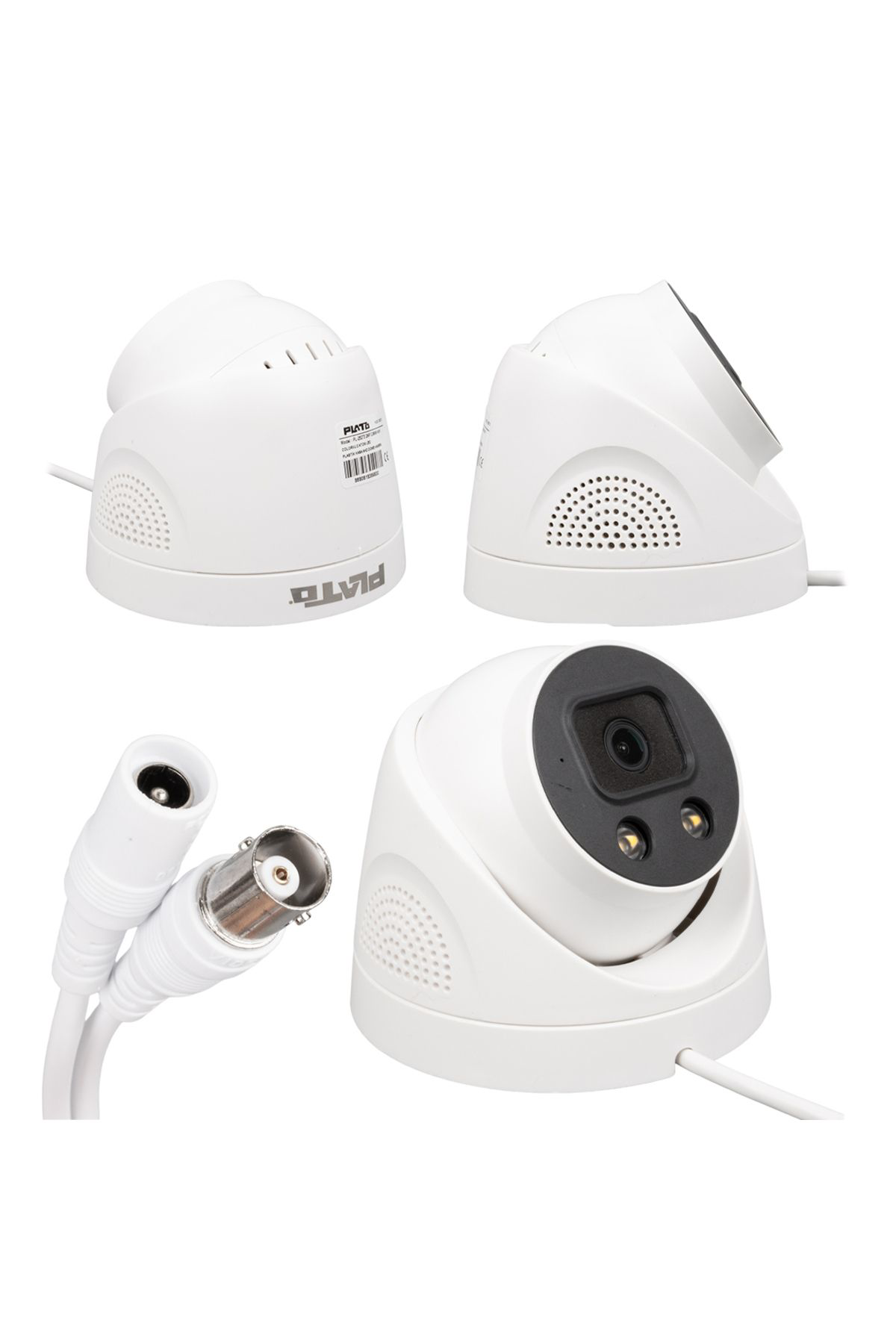 Cexos 2Mp Color Vu 3.6 Mm 2 Atom Led Plastik Kasa Ahd Dome Kamera Pl-25273 (4767) - Cbt8667-5377