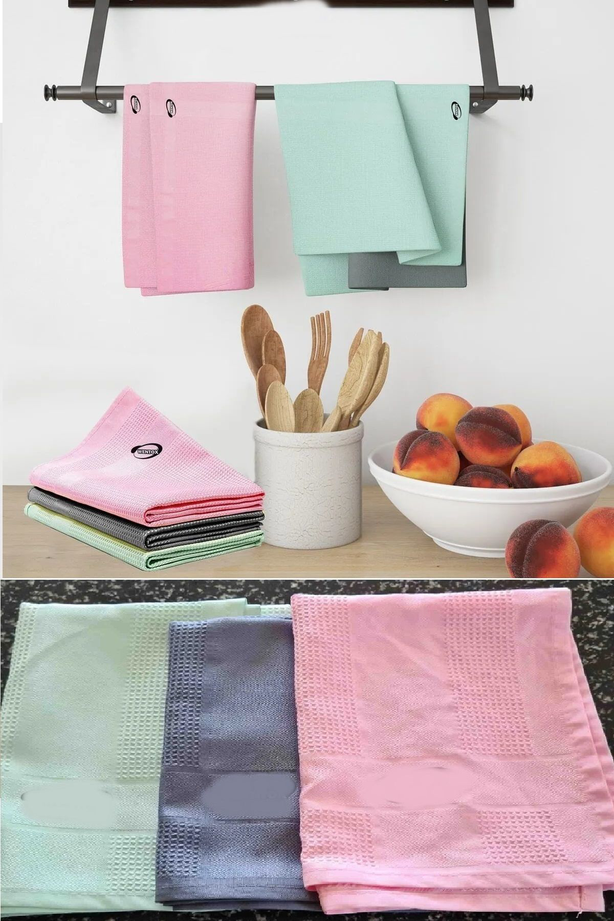 Toptan Bulurum 3 Adet Gerçek Mikrofiber Temizlik Bezi (40X60 Cm) - İz Birakmaz C