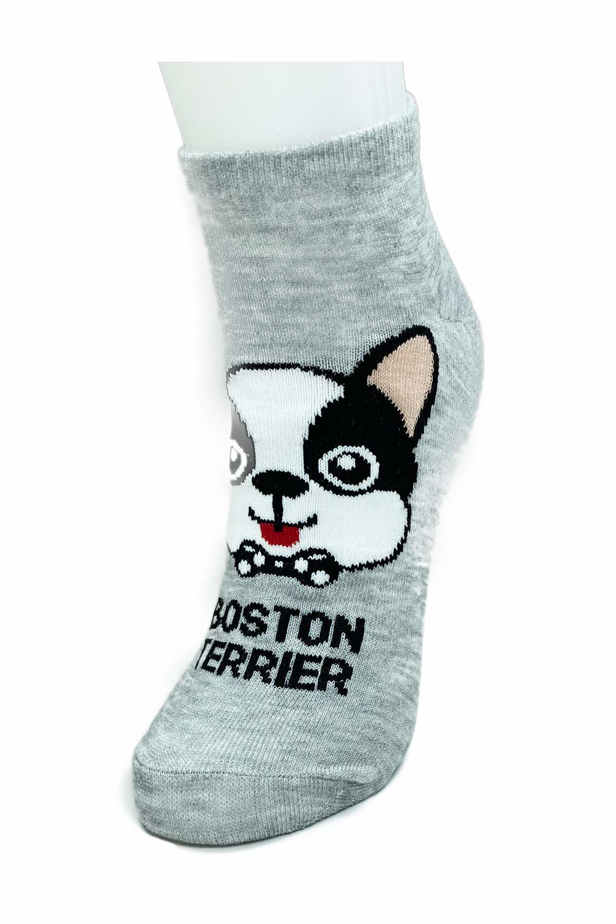 Just Cheap Store 3 Çift Sevimli Köpek Temali Baskili Yumuşak Kadin Bilek Çorap