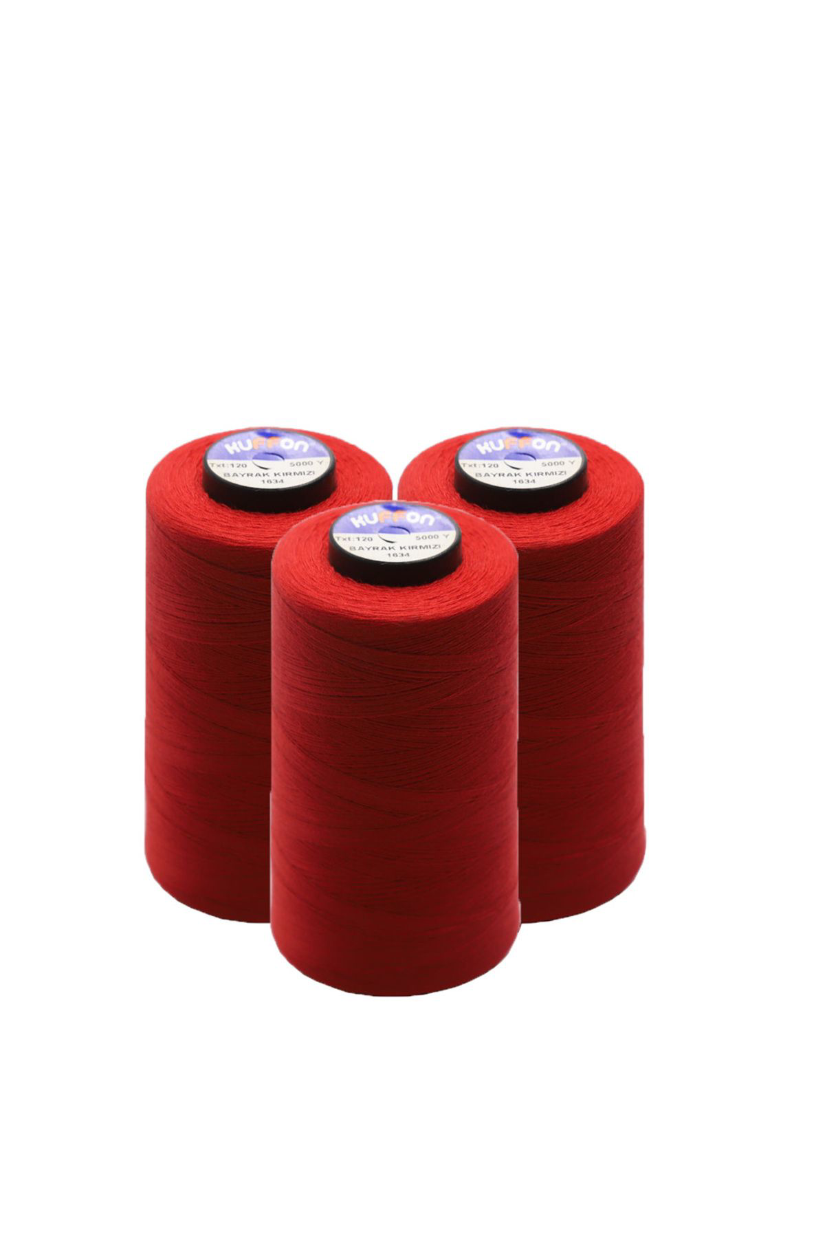 Mutlu İplik 3 'Lü Set Dikiş İpliği 120 No 5000M Polyester