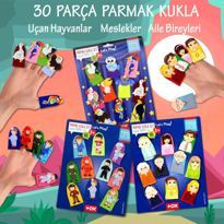 Ada Detox 3 Set - 30 Parça Tox Meslekler, Aile Bireyleri Ve Uçan Hayvanlar 