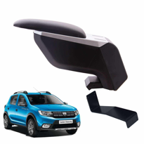 3 Tıkla Dacia Sandero Stepway 2016 Delmesiz Çelik Ayaklı Siyah Ko