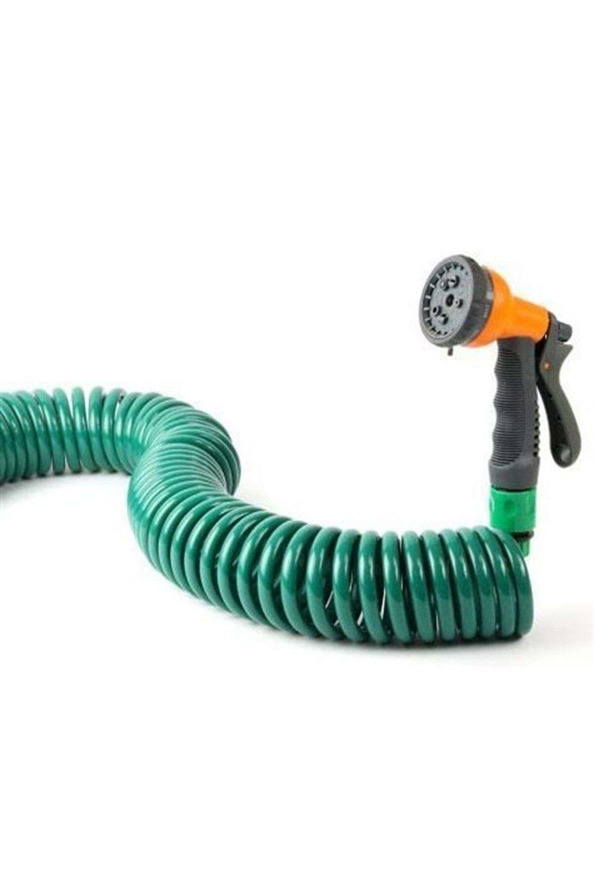 Ok Aksesuar 30 Metre Spiral Hortum + 4 Fonksiyonlu Özel Sulama Tabancasi Go50