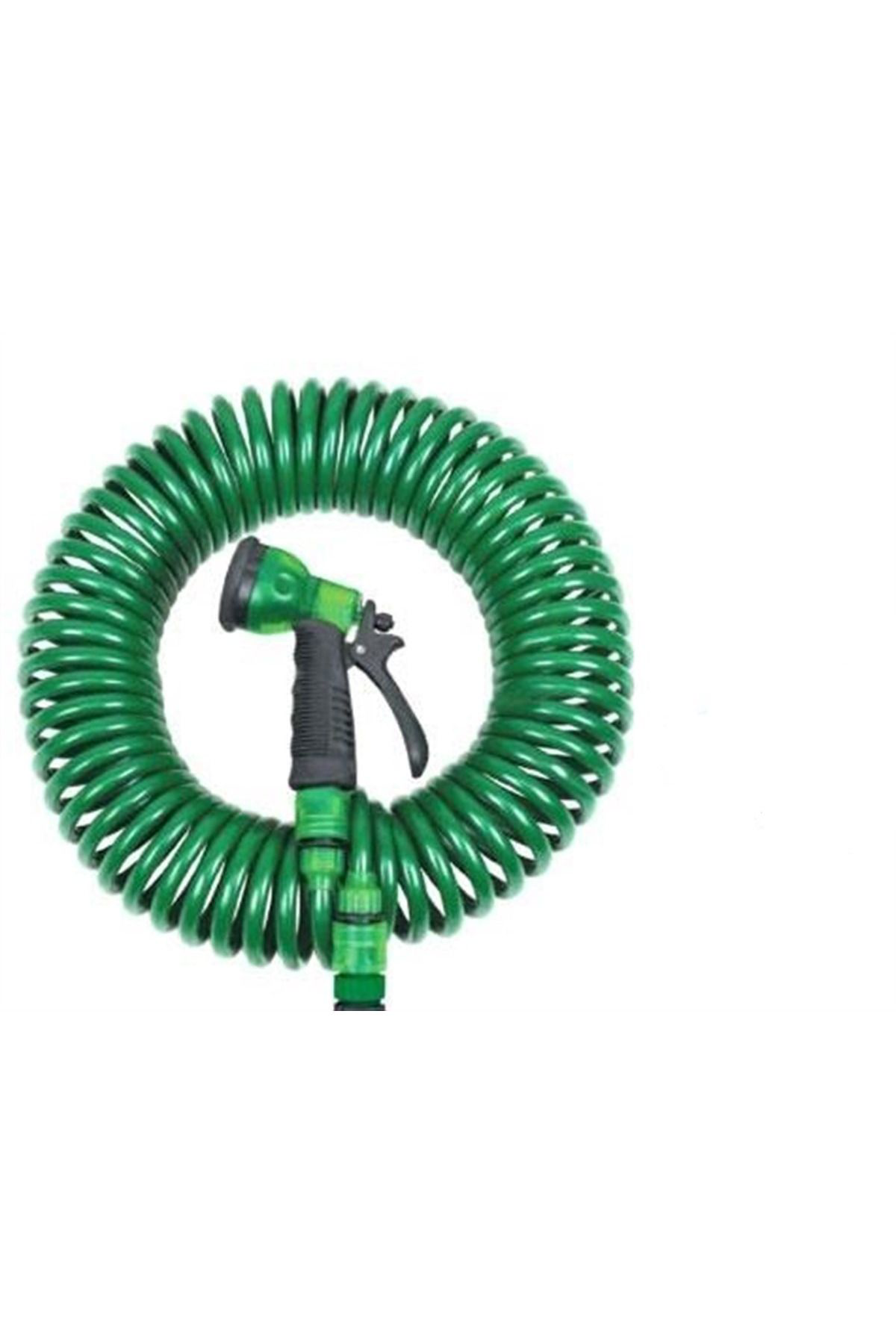 Ok Aksesuar 30 Metre Spiral Hortum + 4 Fonksiyonlu Özel Sulama Tabancasi Go50