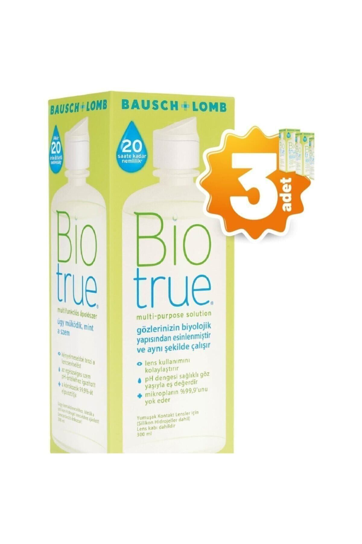 Biotrue 300 Ml Lens Solüsyonu X 3 Adet