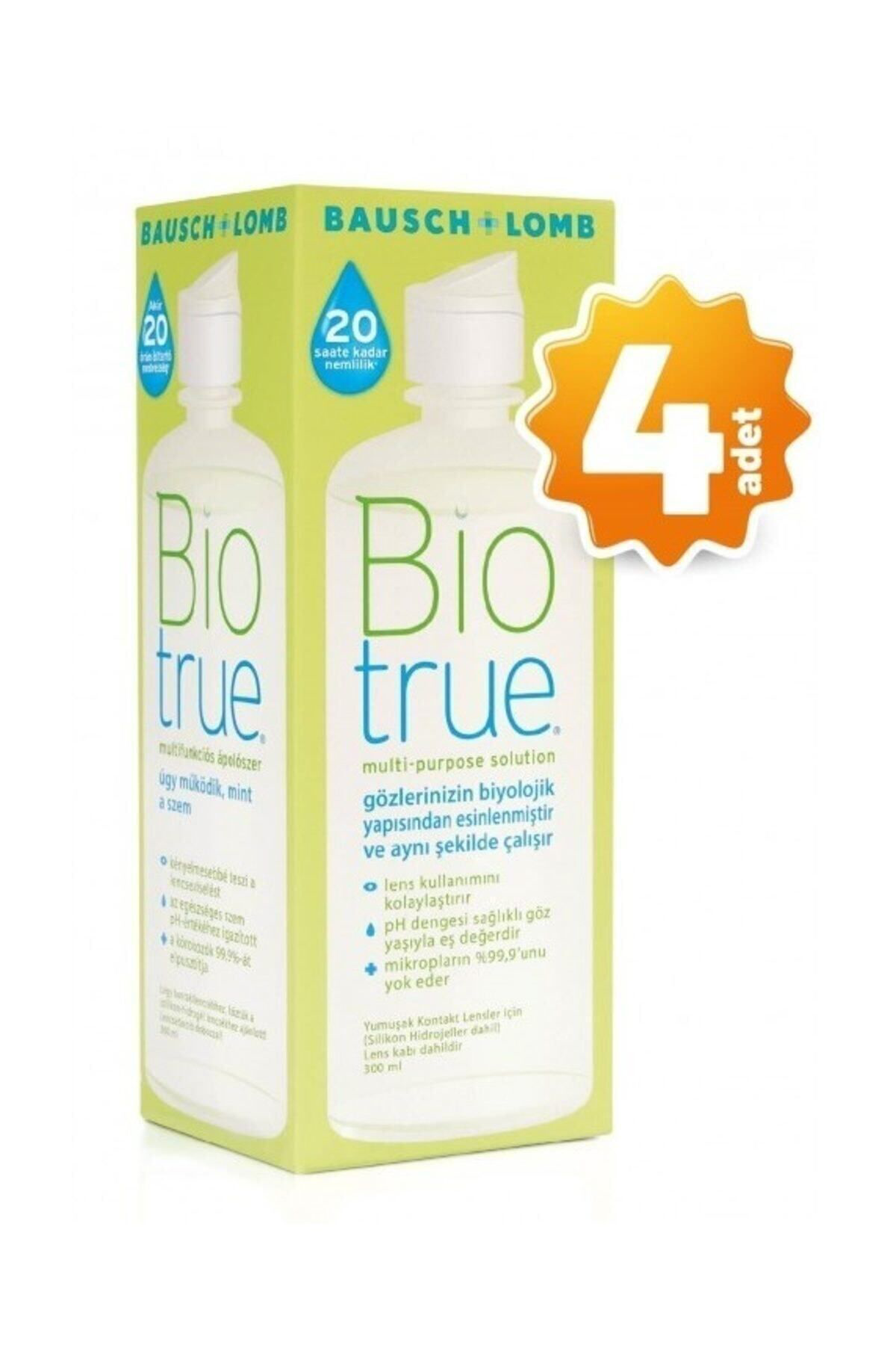 Biotrue 300 Ml Lens Solüsyonu X 4 Adet