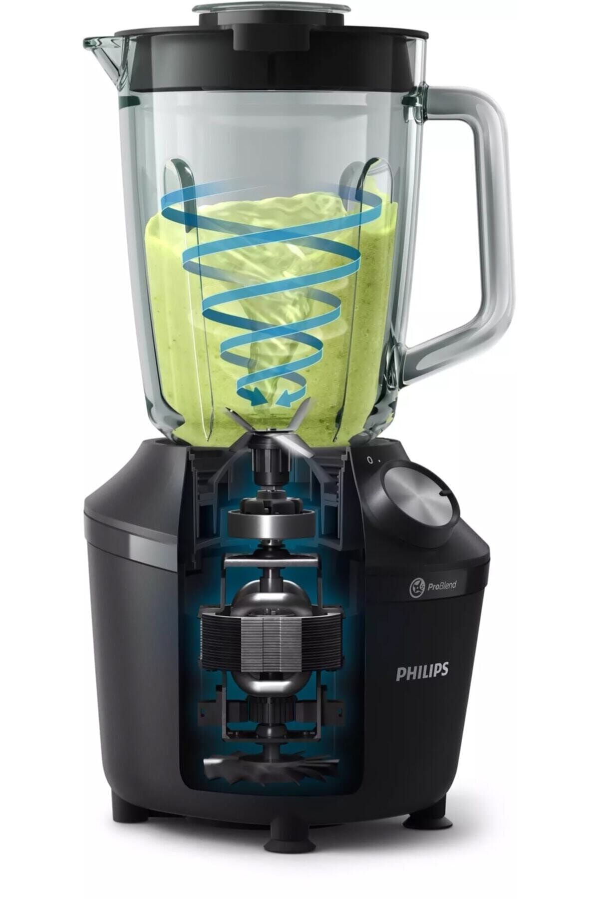 Philips 3000 Serisi Blender Problend Crush Teknolojisi 600W, 2 Lt, 2 Hiz