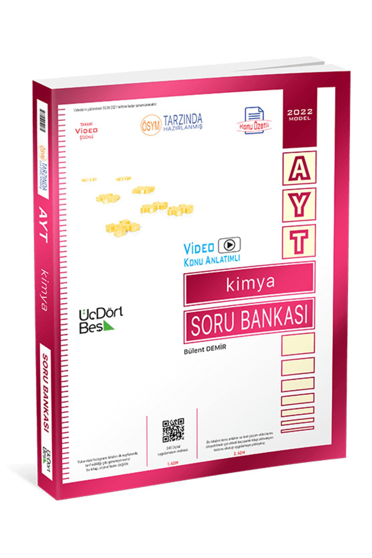 Üç Dört Beş Yayincilik 345-2022-Ayt Kimya Soru Bankasi 2022
