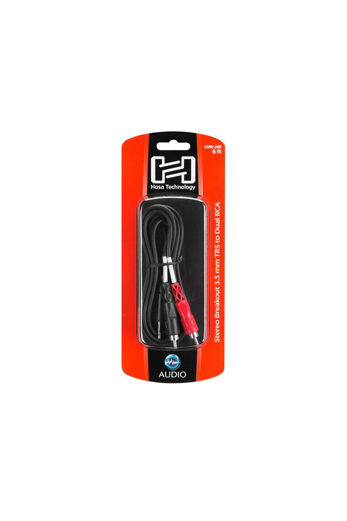 Hosa 3.5 Mm. Trs (M) Dual Rca (M) Stereo Breakout Kablo 1.8Mt Cmr-206