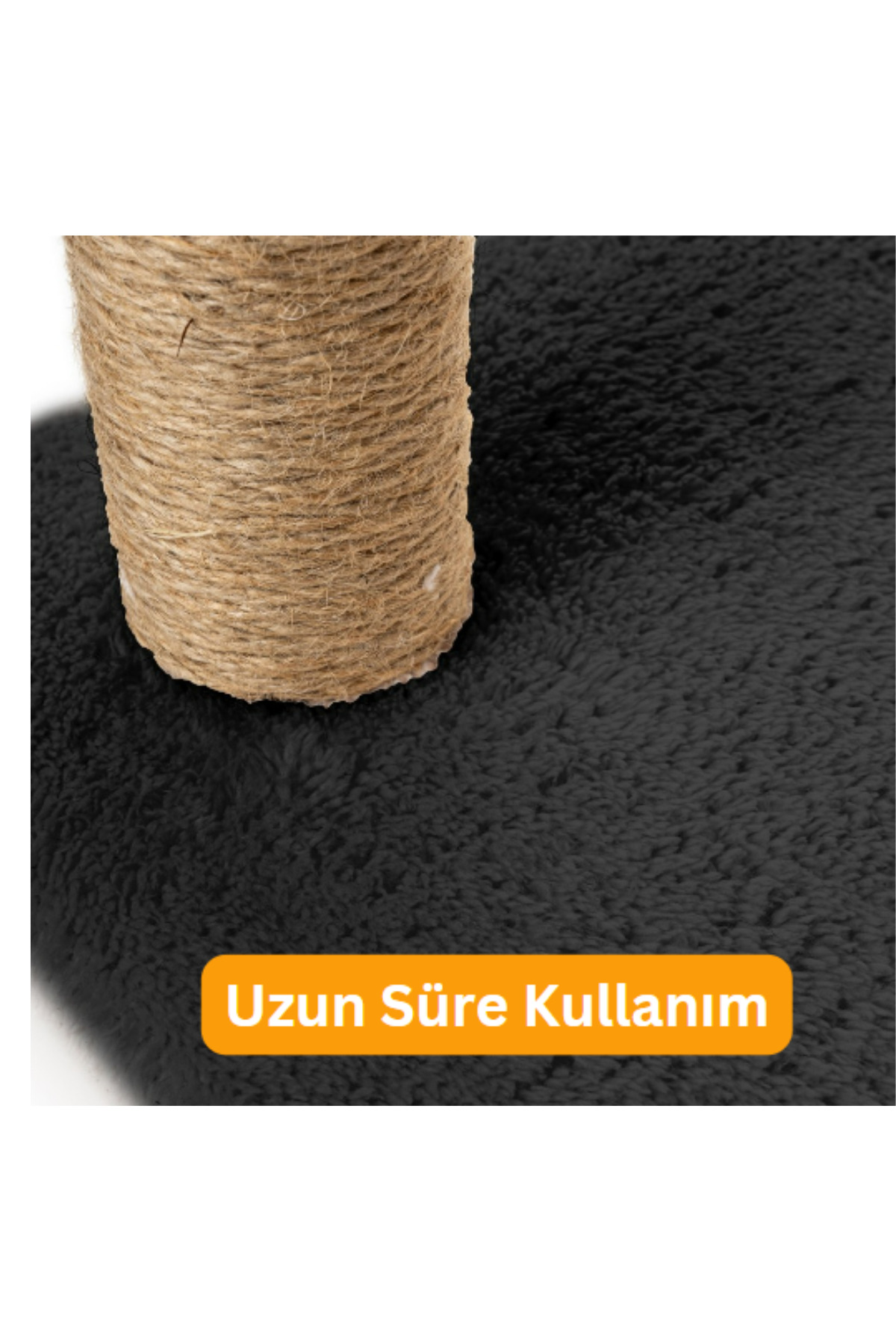 Beylini 3Lü Kedi Tirmalama Tahtasi Peluş Kumaş Demonte 84 Cm Yükseklik 3