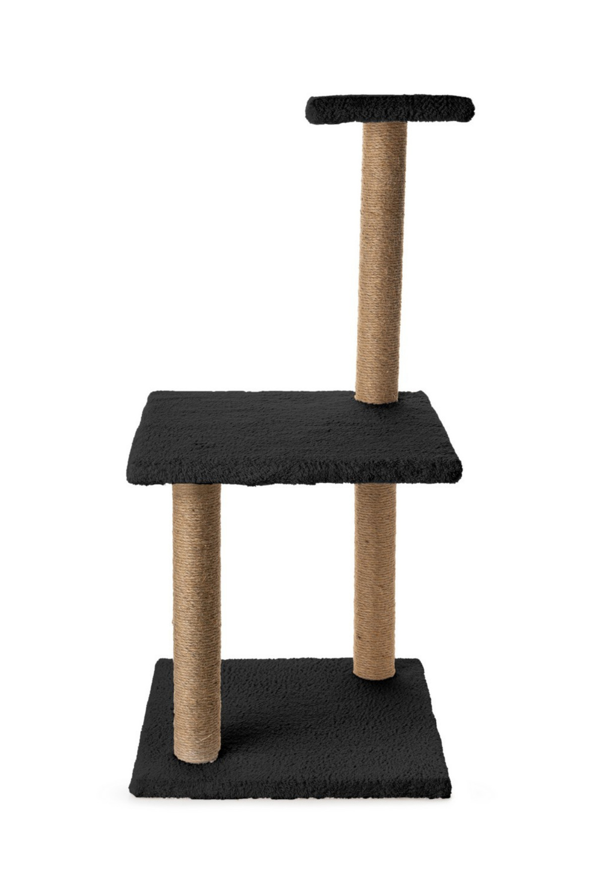 Beylini 3Lü Kedi Tirmalama Tahtasi Peluş Kumaş Demonte 84 Cm Yükseklik 3