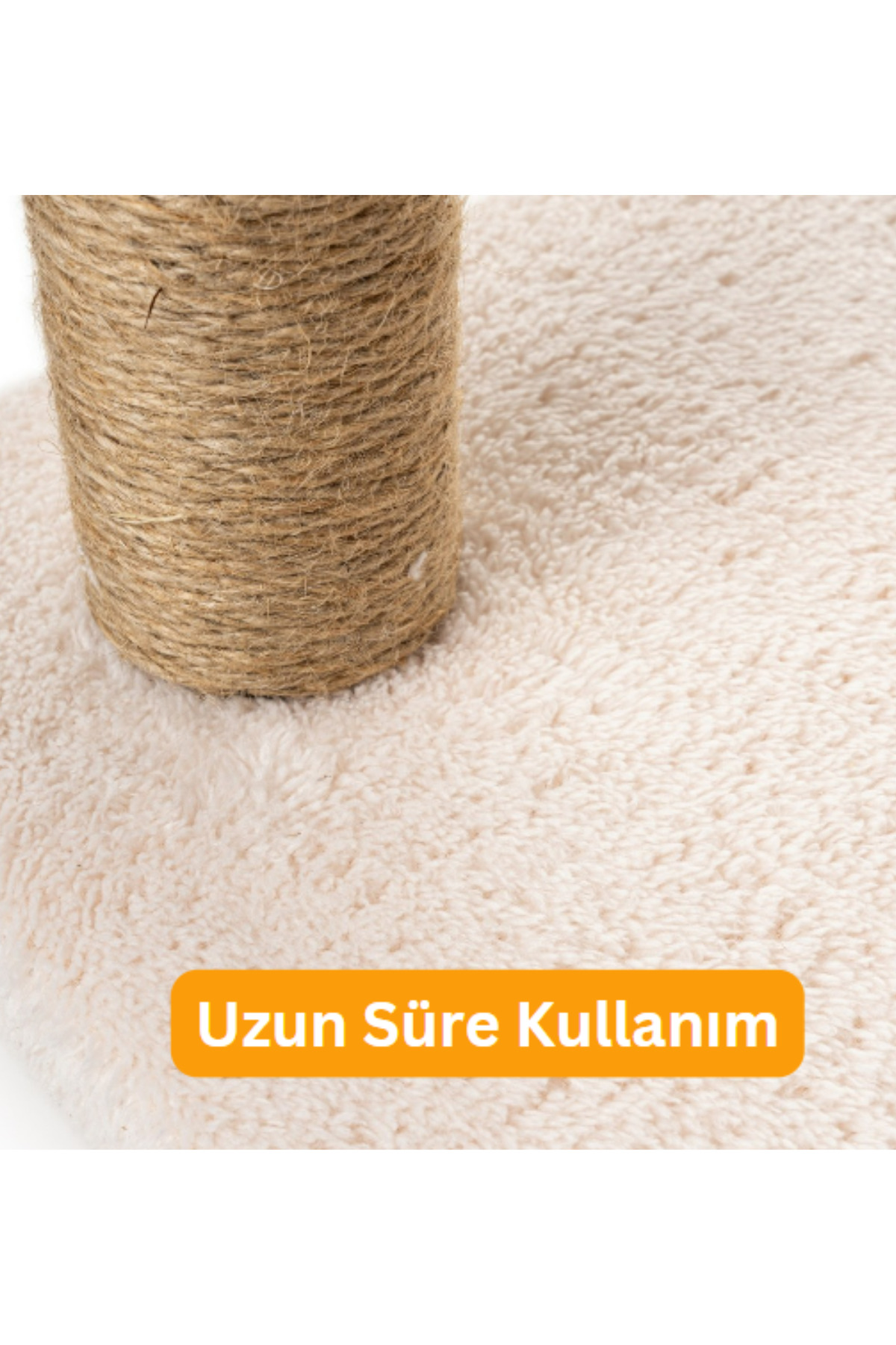 Beylini 3Lü Kedi Tirmalama Tahtasi Peluş Kumaş Demonte 84 Cm Yükseklik 3