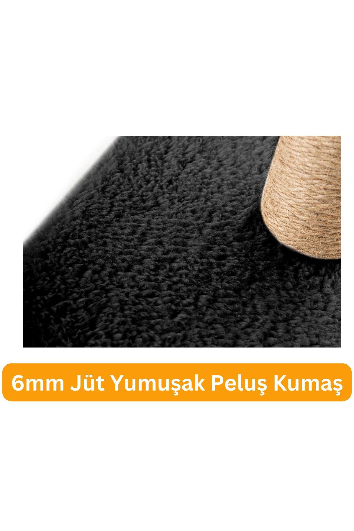 Beylini 3Lü Kedi Tirmalama Tahtasi Peluş Kumaş Demonte 84 Cm Yükseklik 3