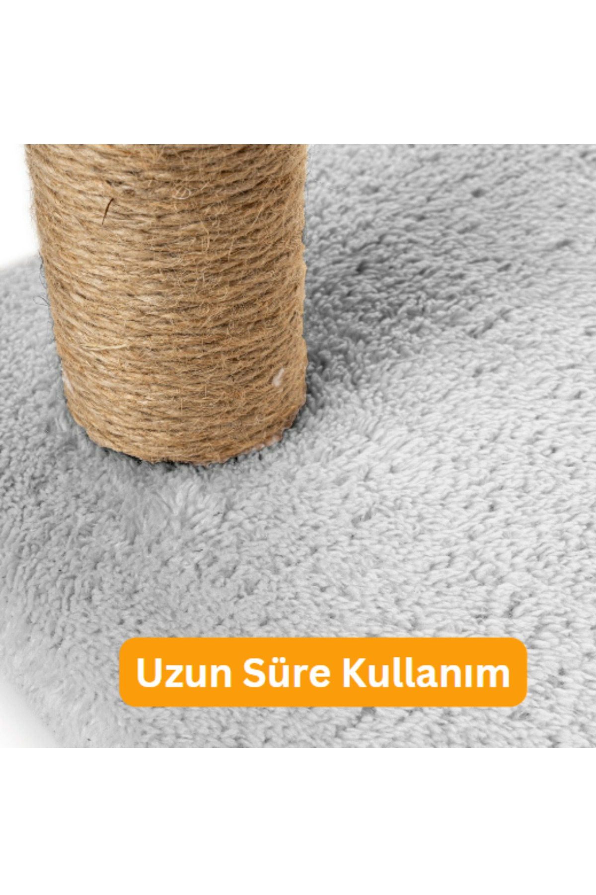 Beylini 3Lü Kedi Tirmalama Tahtasi Peluş Kumaş Demonte 84 Cm Yükseklik 3