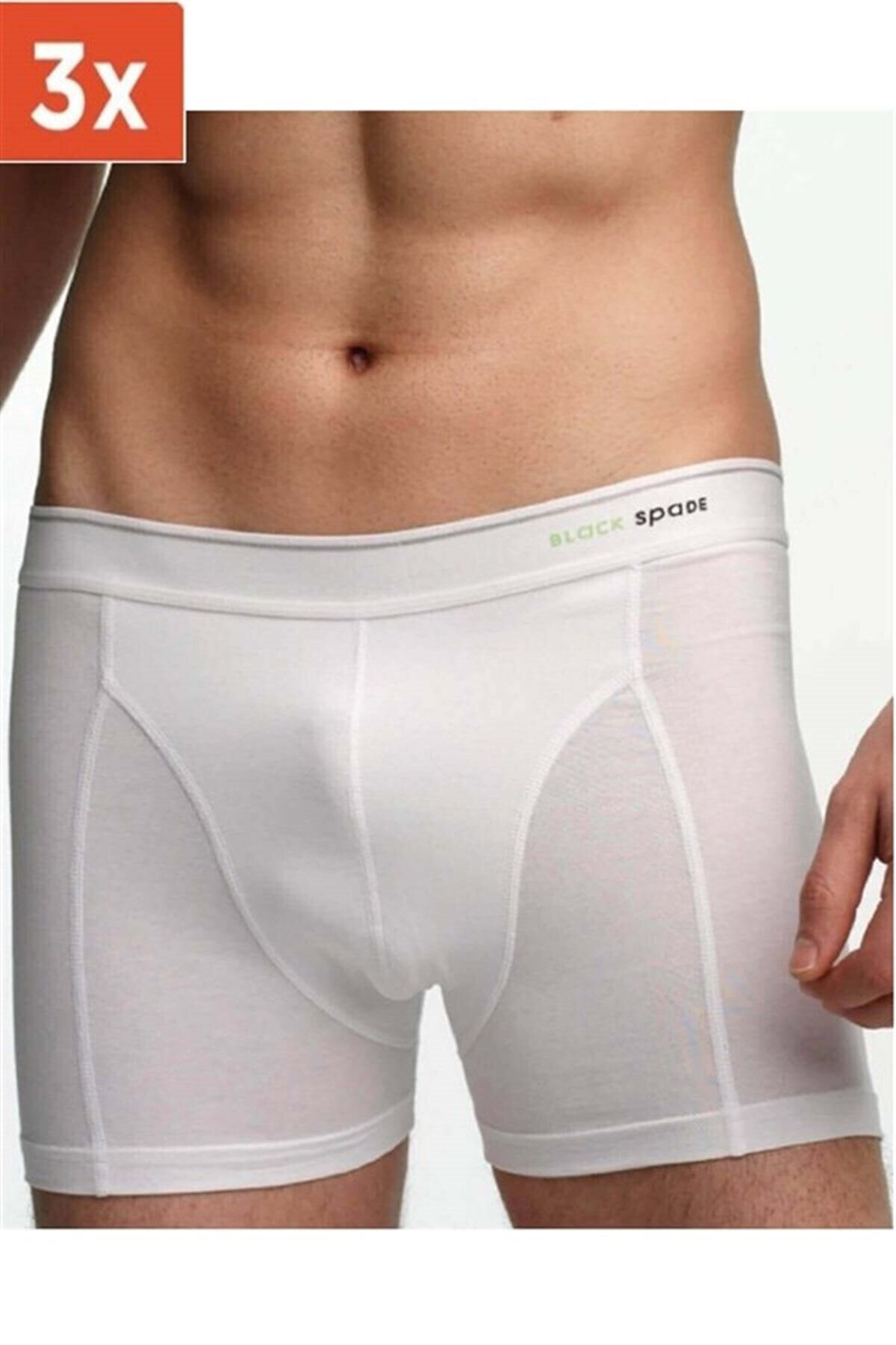 Blackspade 3'Lü Paket %92 Pamuk Erkek Boxer
