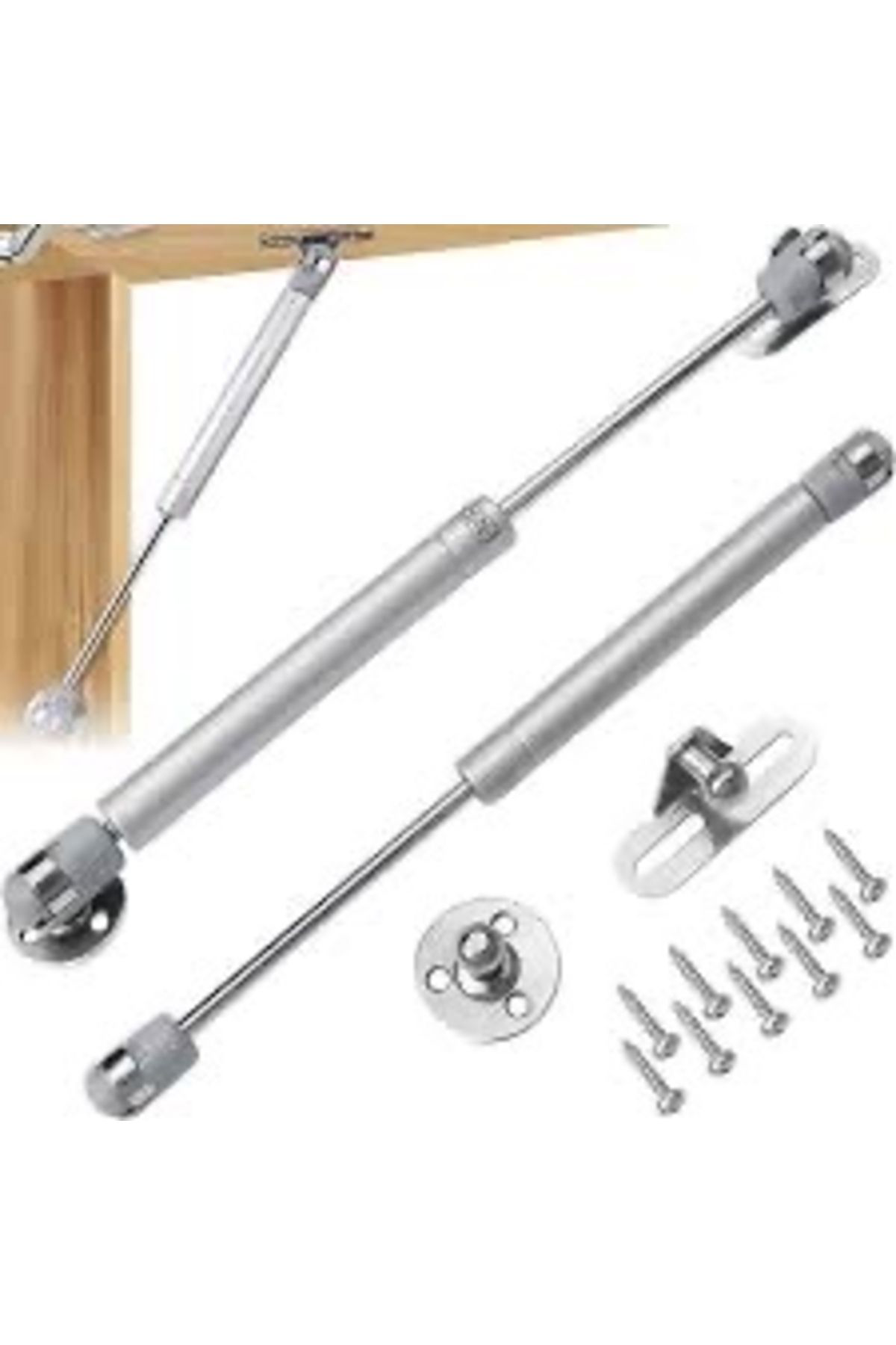 Kral Hirdavat 4 Adet Dolap Amortisörü Gazli Piston Kapak Hidroliği 27 Cm 100N