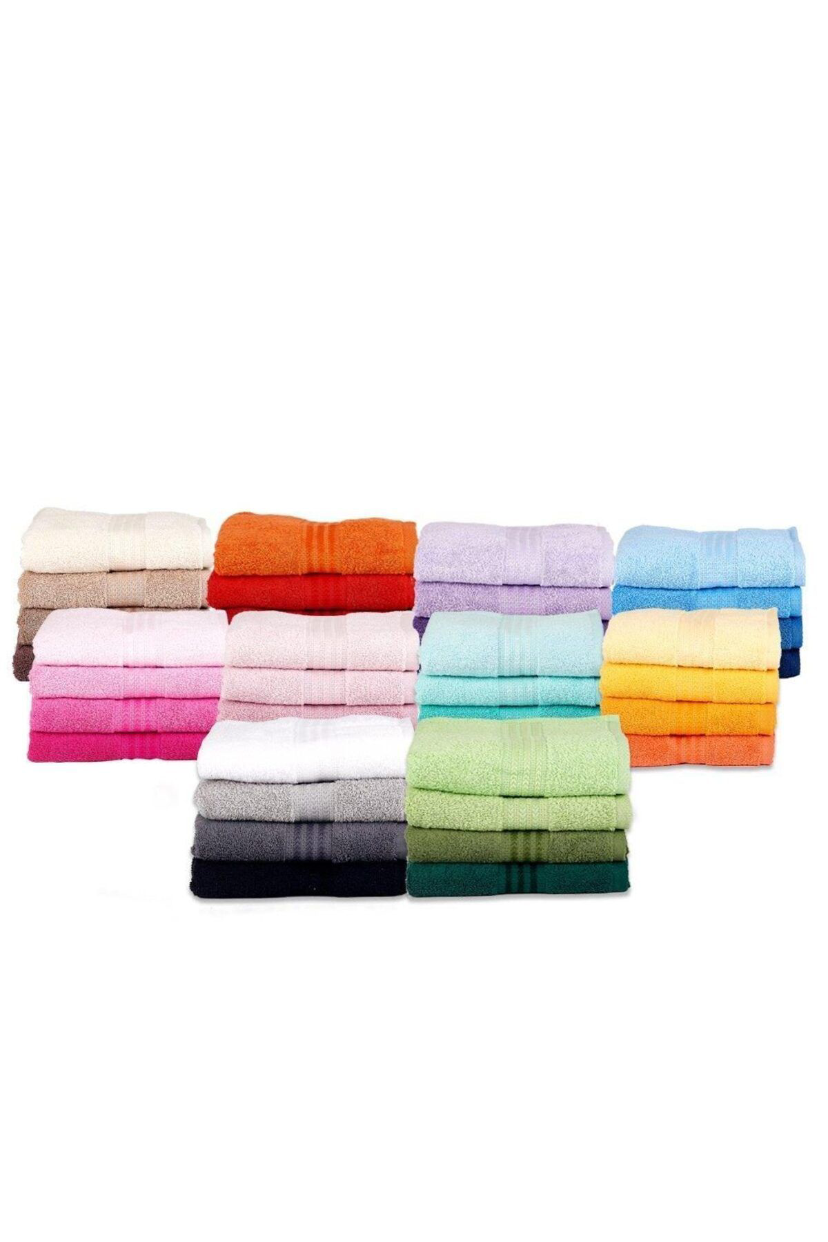 Nezade Store 4 Lü 50X90 Havlu Seti Pembe