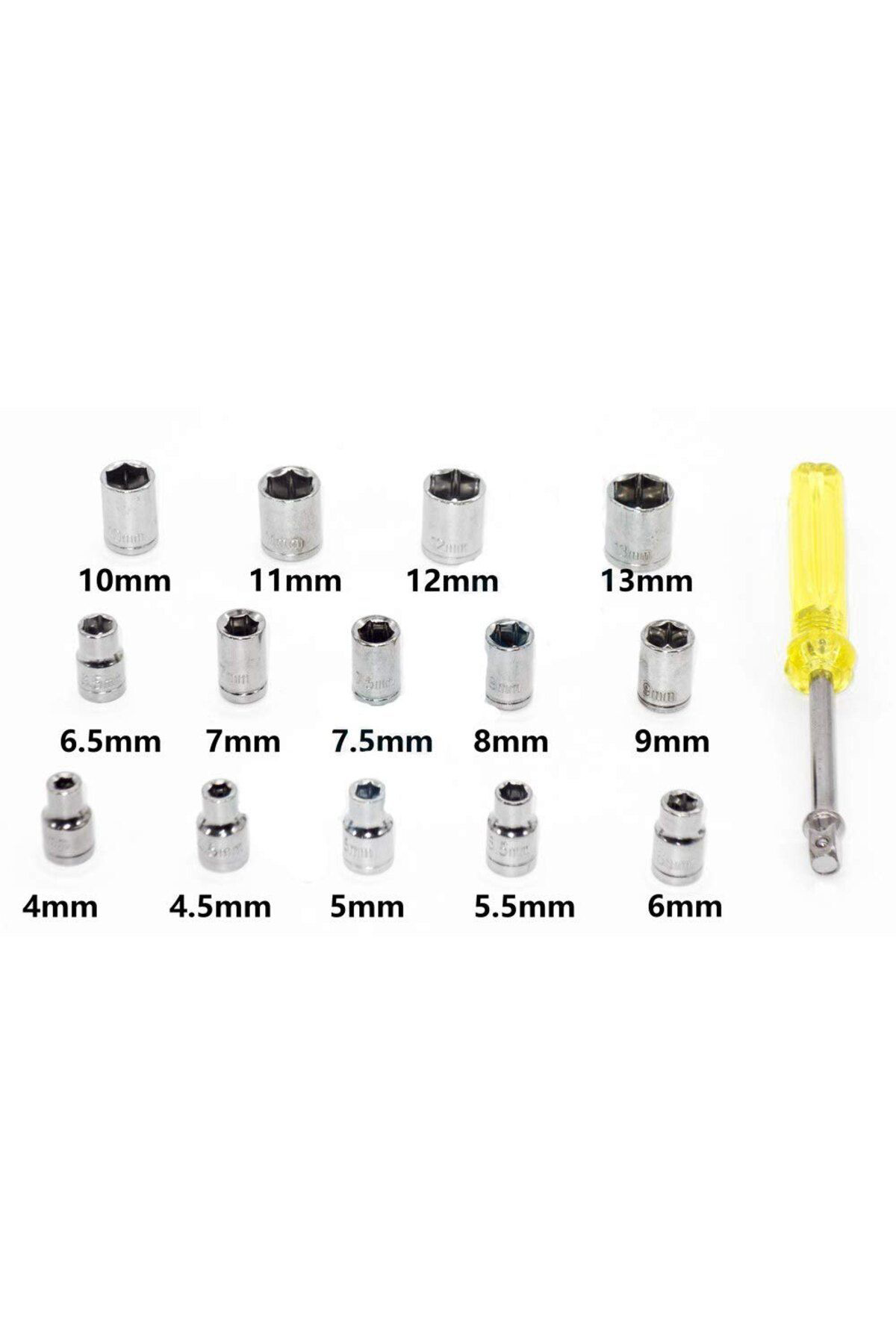 Ok Aksesuar 40 Parça  Lokma Takimi Plastik Kutulu Combination Socket Wrench S