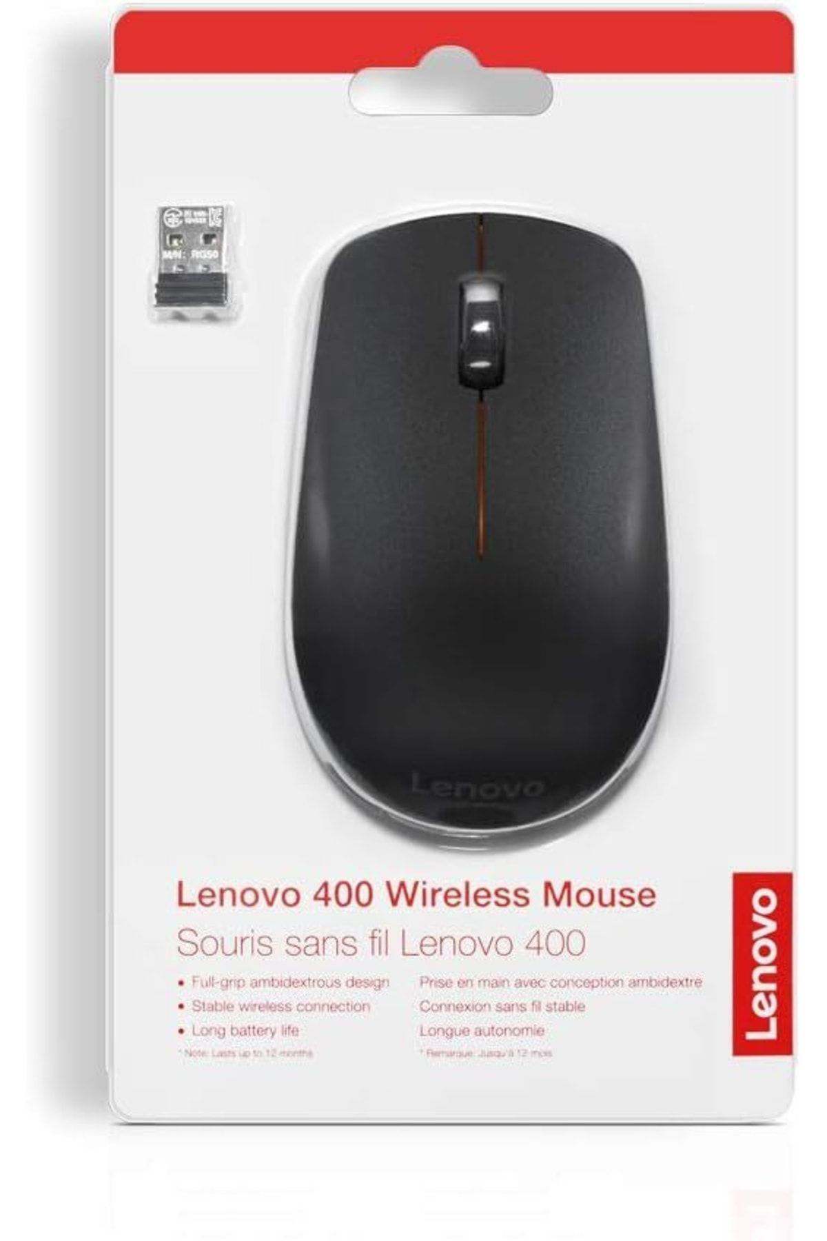Lenovo 400 Wireless Kablosuz Mouse Siyah Gy50r91293