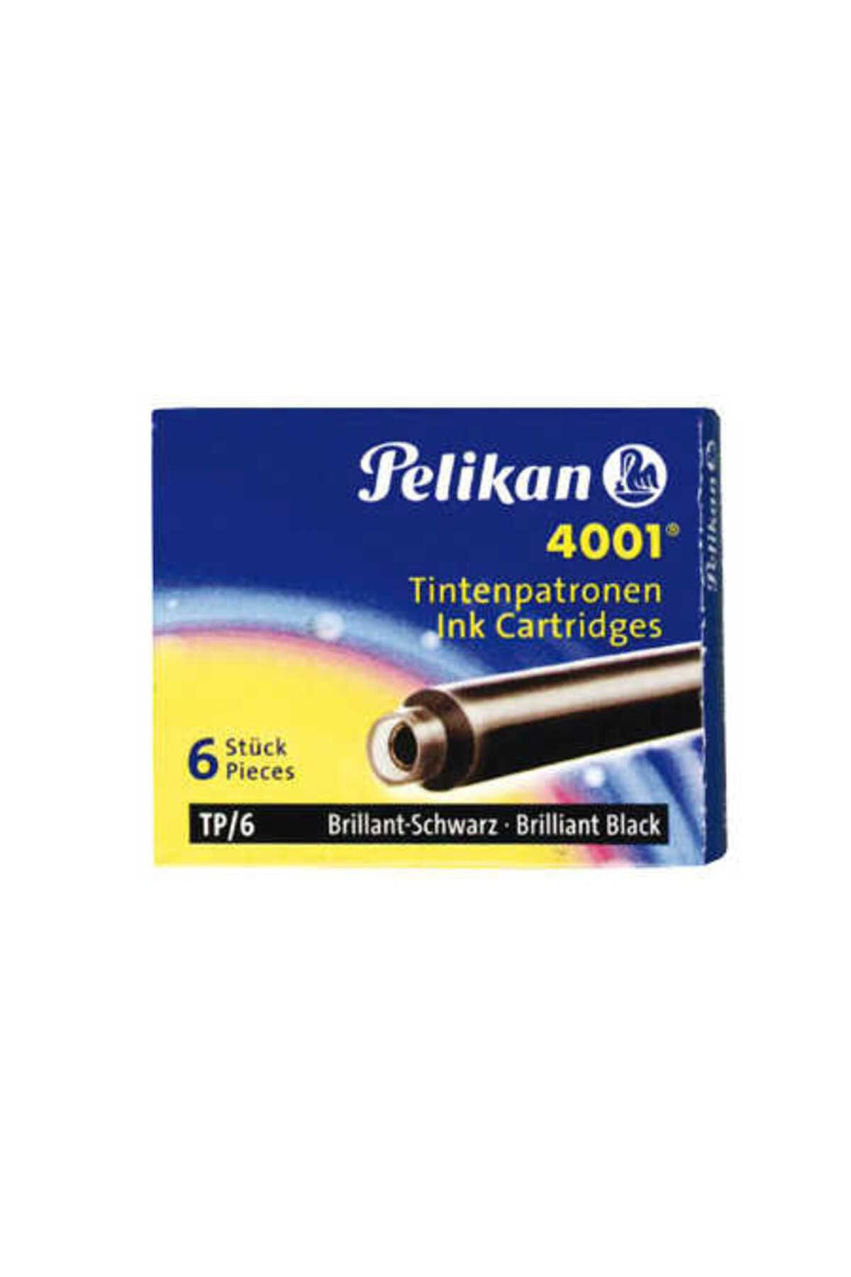 Pelikan 4001 6'Li Kisa Kartuş Tp/6 Siyah