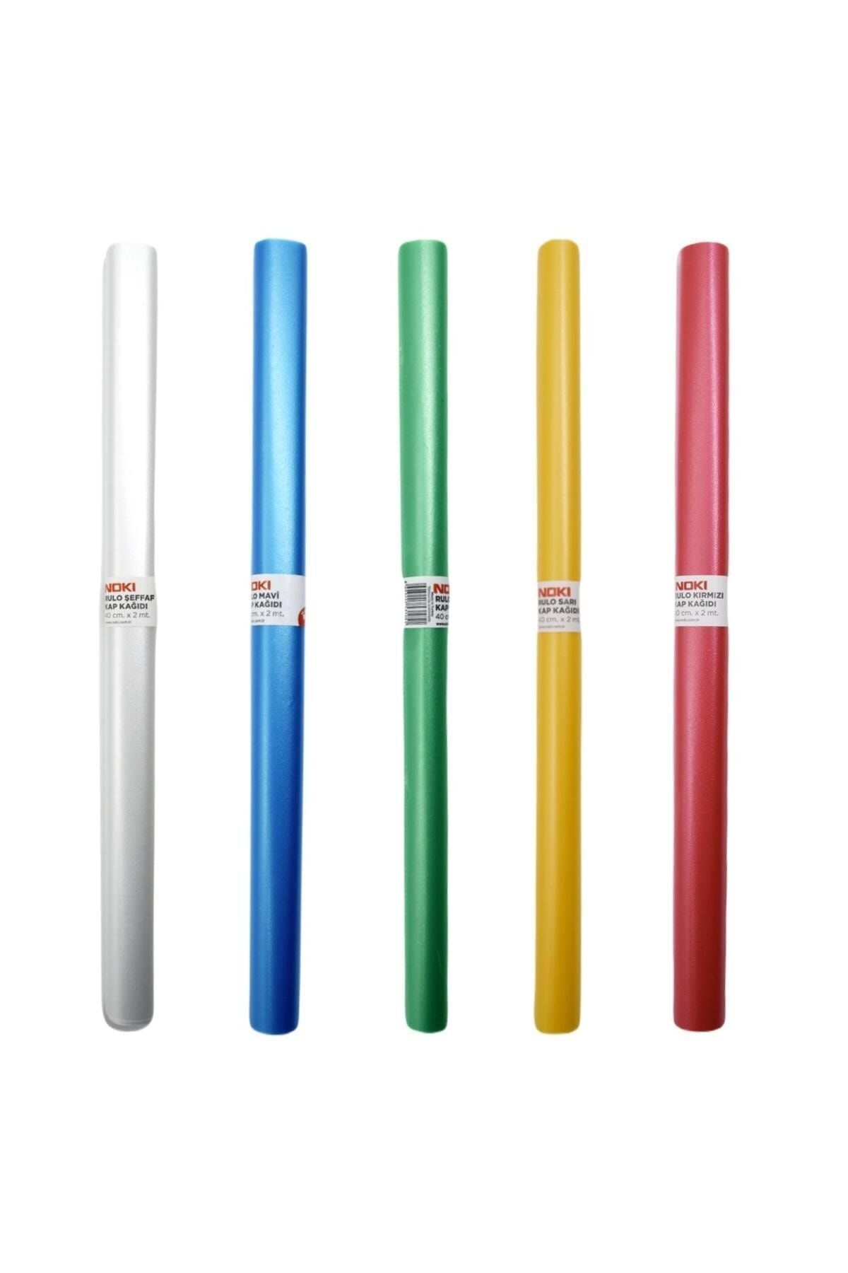 Noki 40Cmx2m Rulo Kaplik Defter Kabi 5 Renk Set