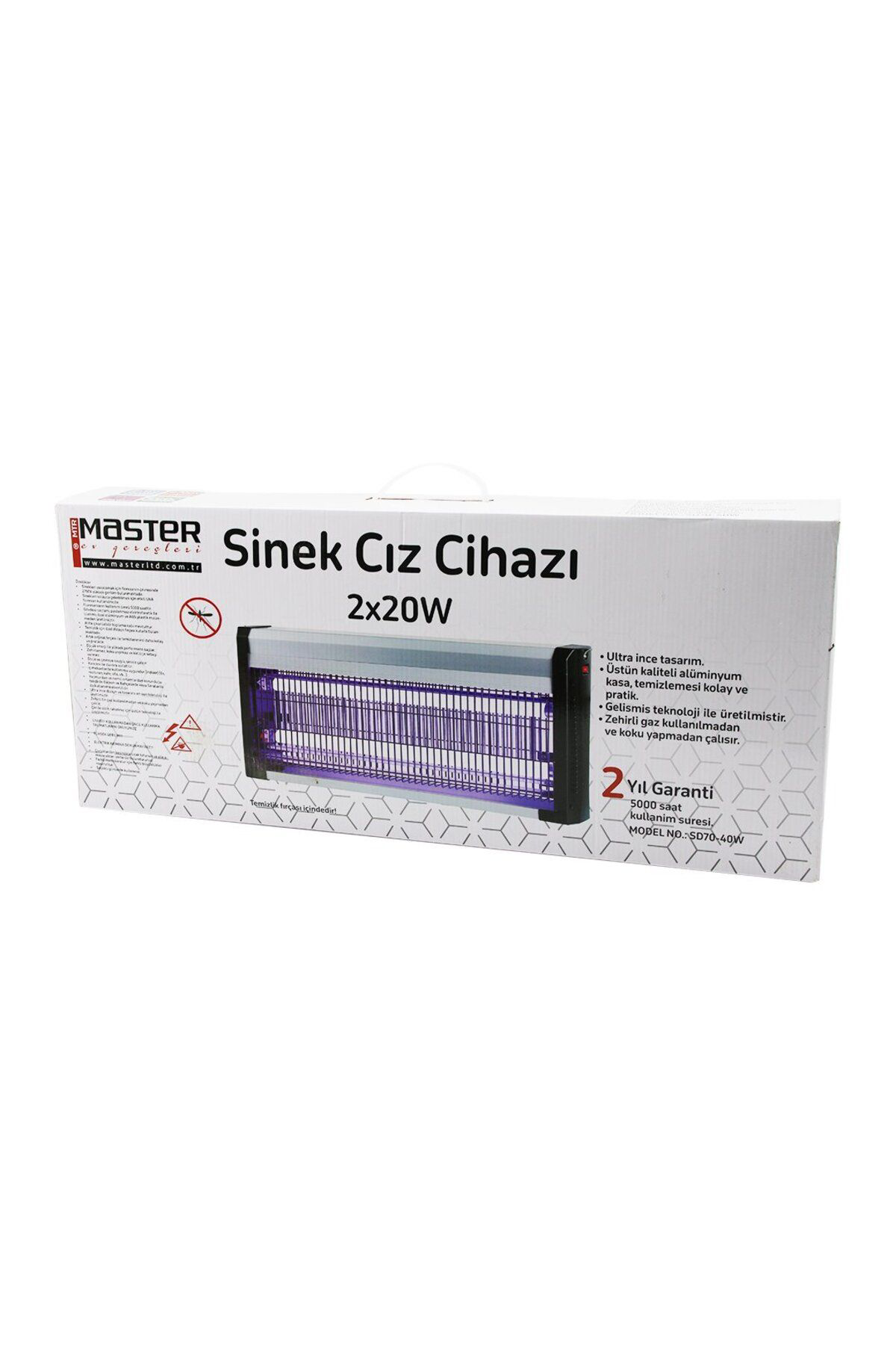 Ok Aksesuar 40W Lüx Kasa - Beyaz Kutu 2X20w Sinek Öldürücü Ciz Makine Sd-70 G