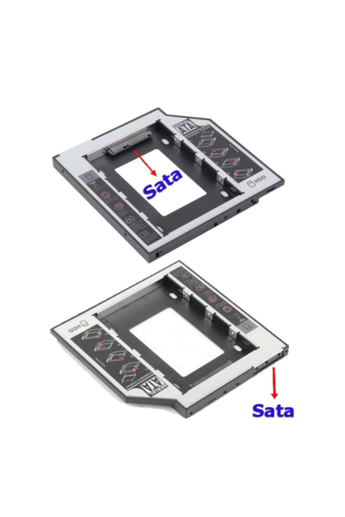 Alfais 4717 12.7Mm Sata Hdd Harddisk Caddy Kizak Kutu Laptop Ssd Noteboo