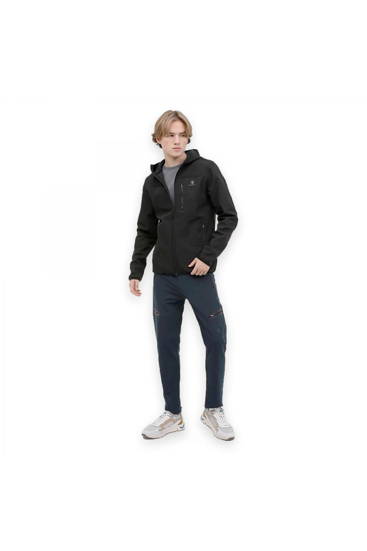 Lumberjack 4W,Ml Bsc Sftshell 1Gt16 4Pr Waterrepellent Ceket Antrasit Erkek