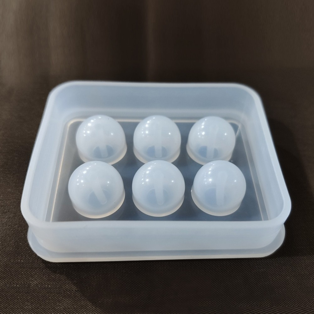 Elhobi 5 Adet - Reçine  Epoksi Silikon Boncuk Kalibi -12Mm- 161