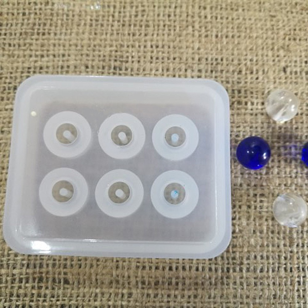 Elhobi 5 Adet - Reçine  Epoksi Silikon Boncuk Kalibi -12Mm- 161