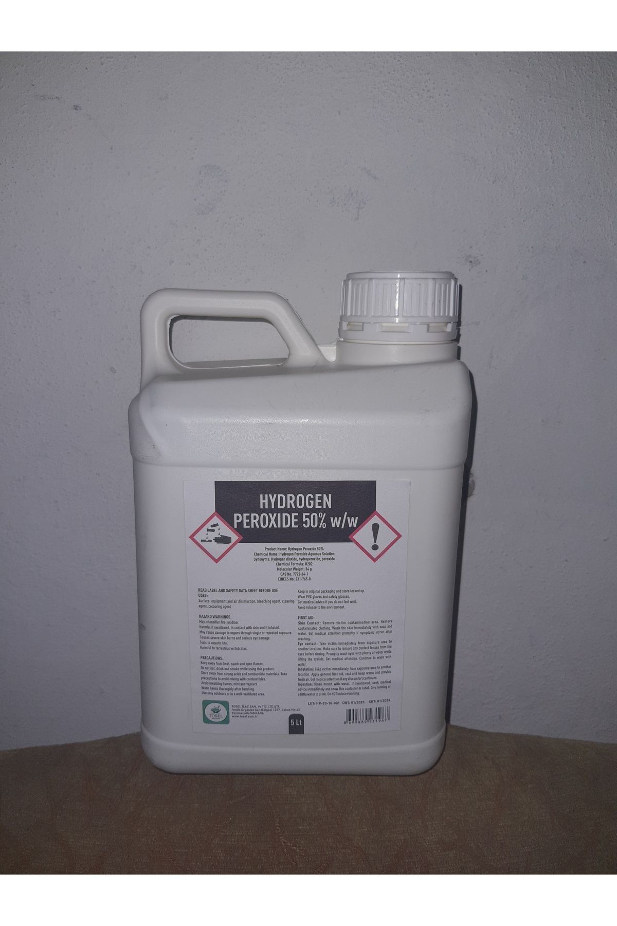 5 LT HYDROGEN PEROXIDE %22