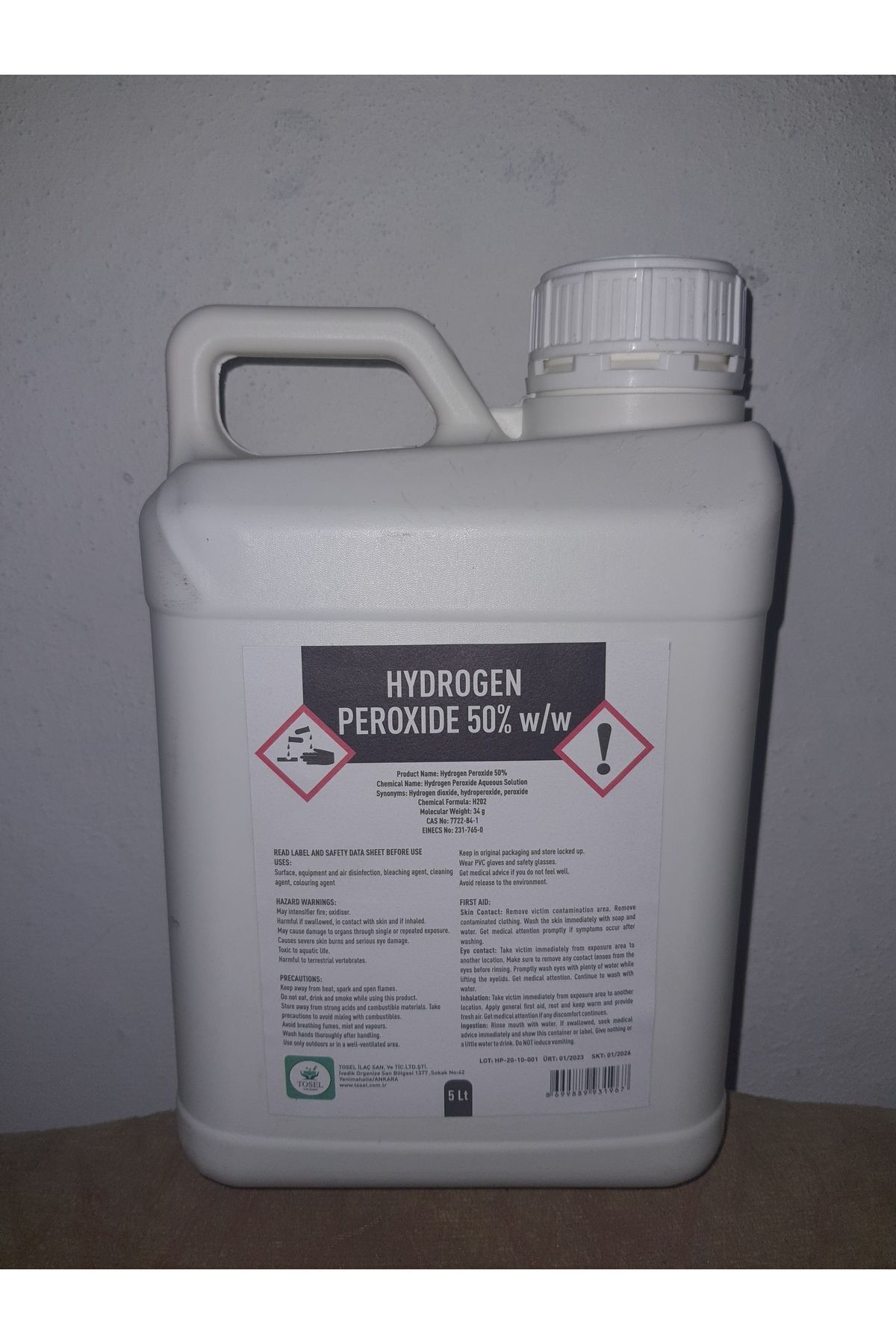 5 LT HYDROGEN PEROXIDE %22