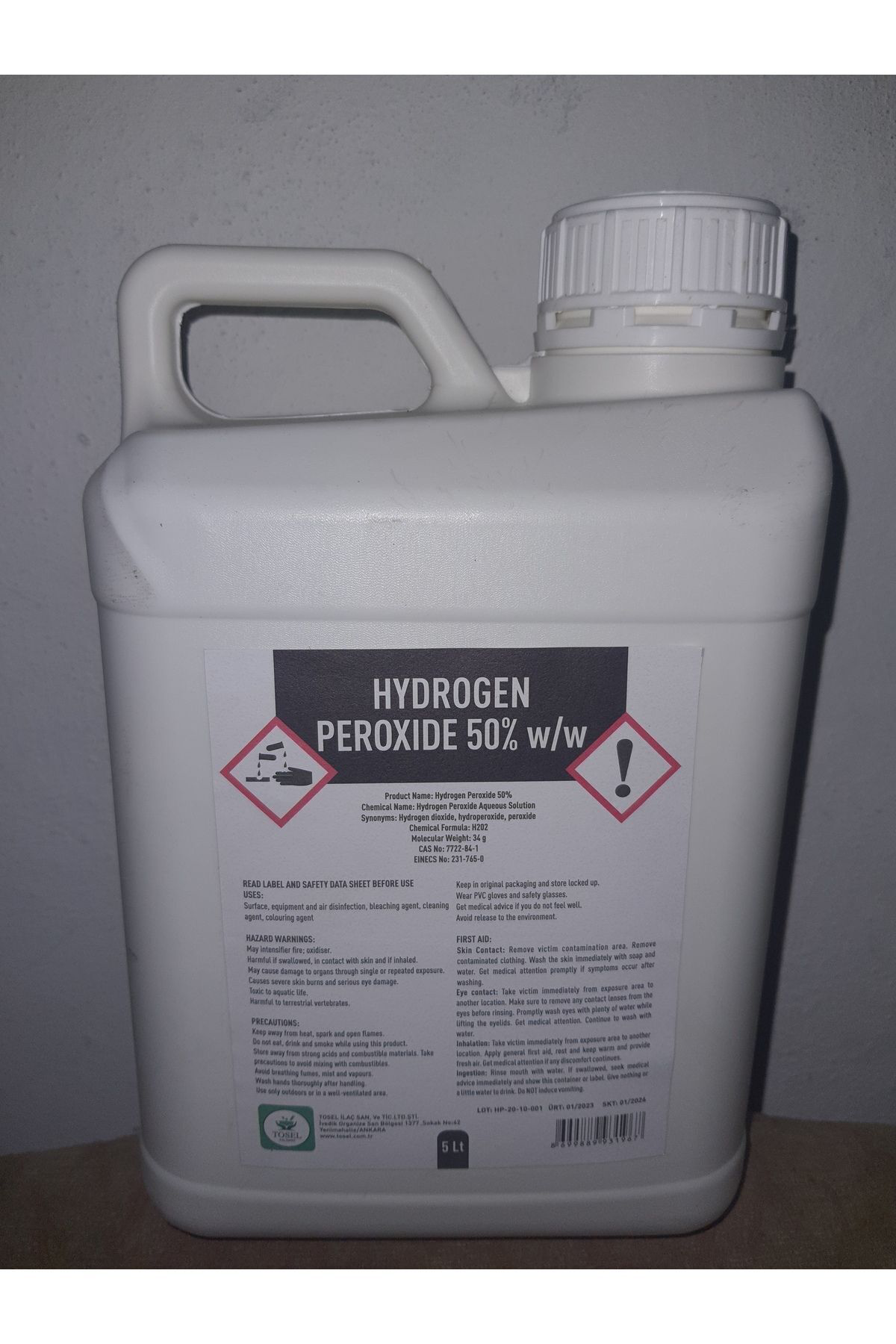 5 LT HYDROGEN PEROXIDE %22