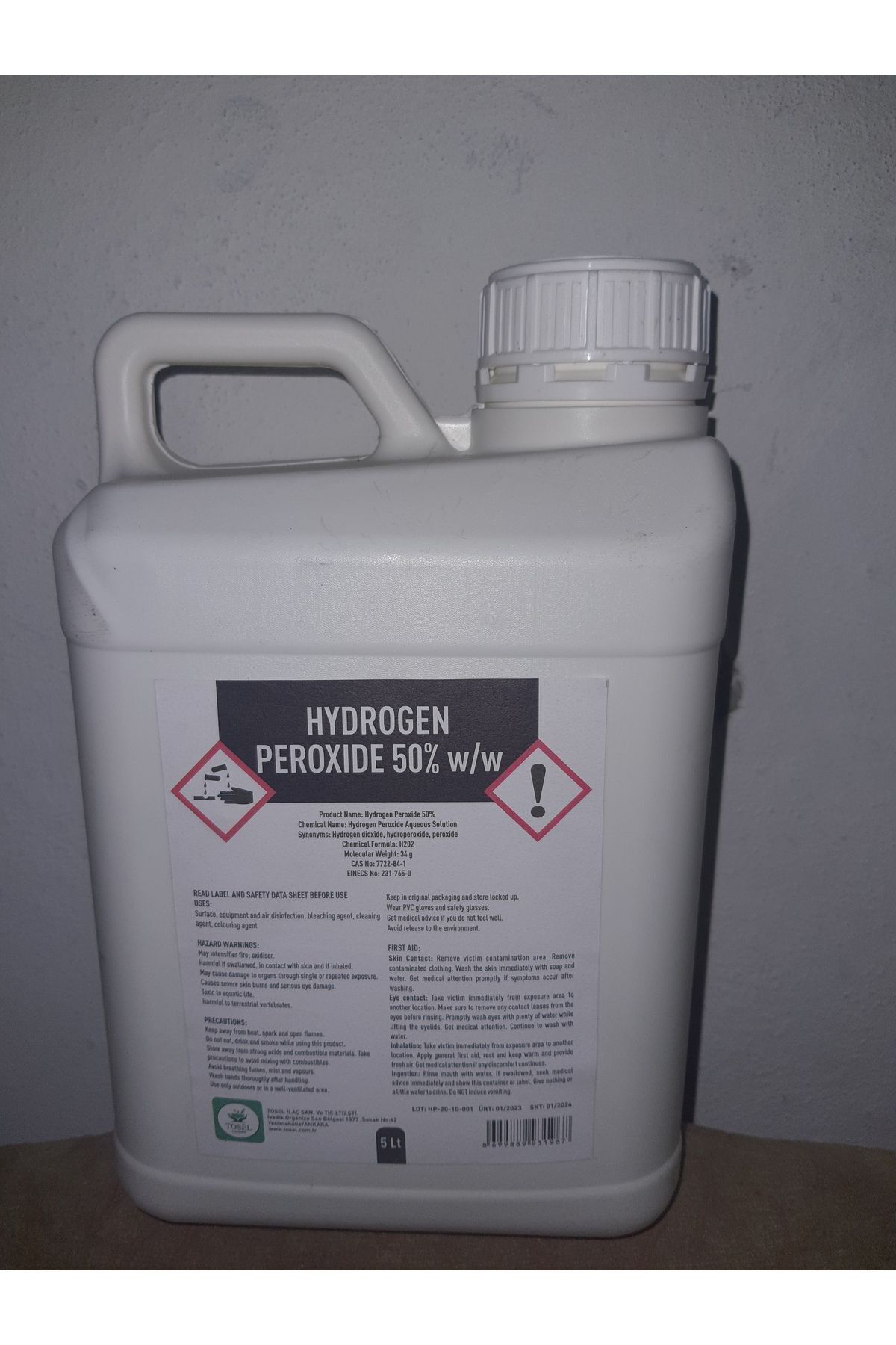 5 LT HYDROGEN PEROXIDE %22