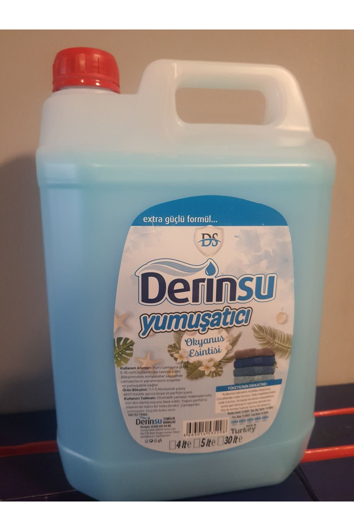 Derinsu Kimya 5 Lt Yumuşatici