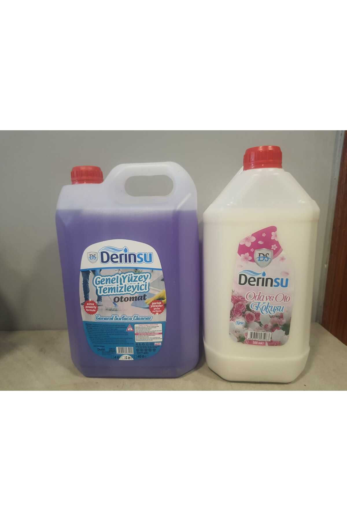 5 LT YÜZEY TEMİZLEYİCİ + 5 LT ODA VE OTO KOKUSU 2Sİ1 ARADA