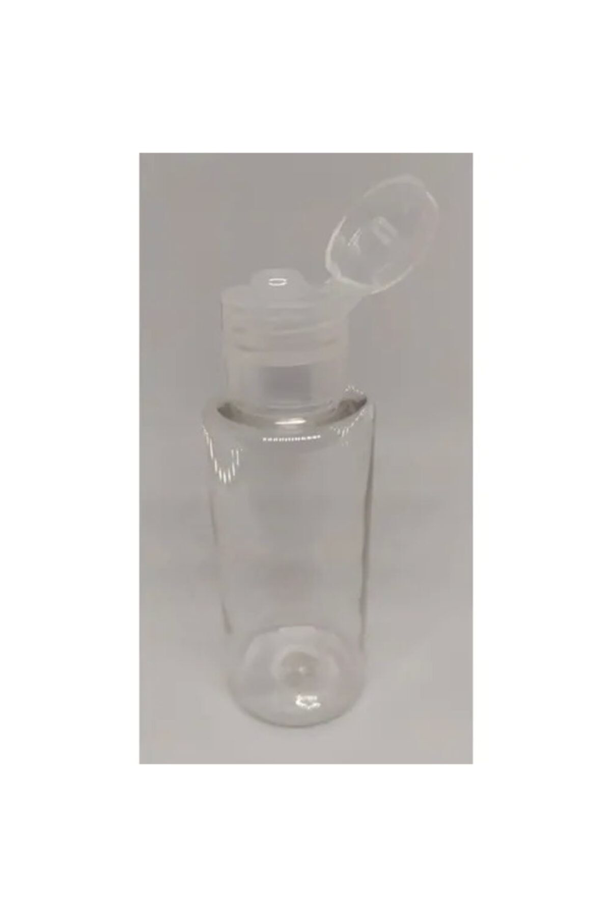 Camburada Camgen 50 Ml Plastik Şişe Şeffaf Fliptop Kapakli (50 Adet)