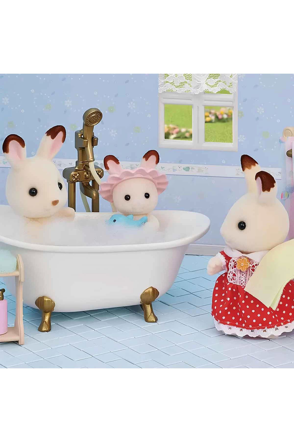 Filitask 5739 Sylvanian Families Banyo Ve Duş Seti (Figürler Dahil Değildi