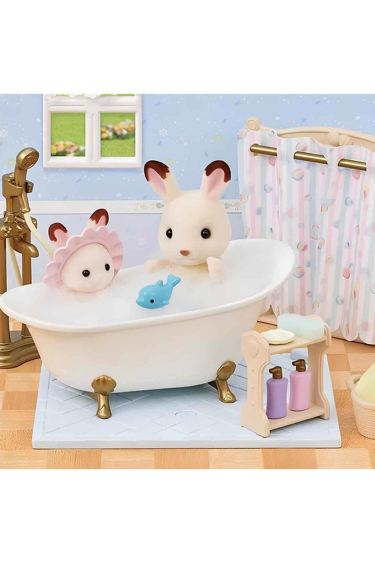 Filitask 5739 Sylvanian Families Banyo Ve Duş Seti (Figürler Dahil Değildi