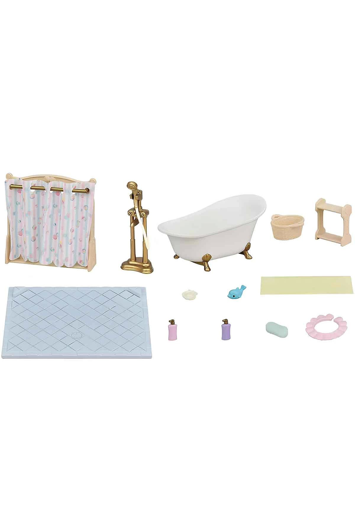 Filitask 5739 Sylvanian Families Banyo Ve Duş Seti (Figürler Dahil Değildi