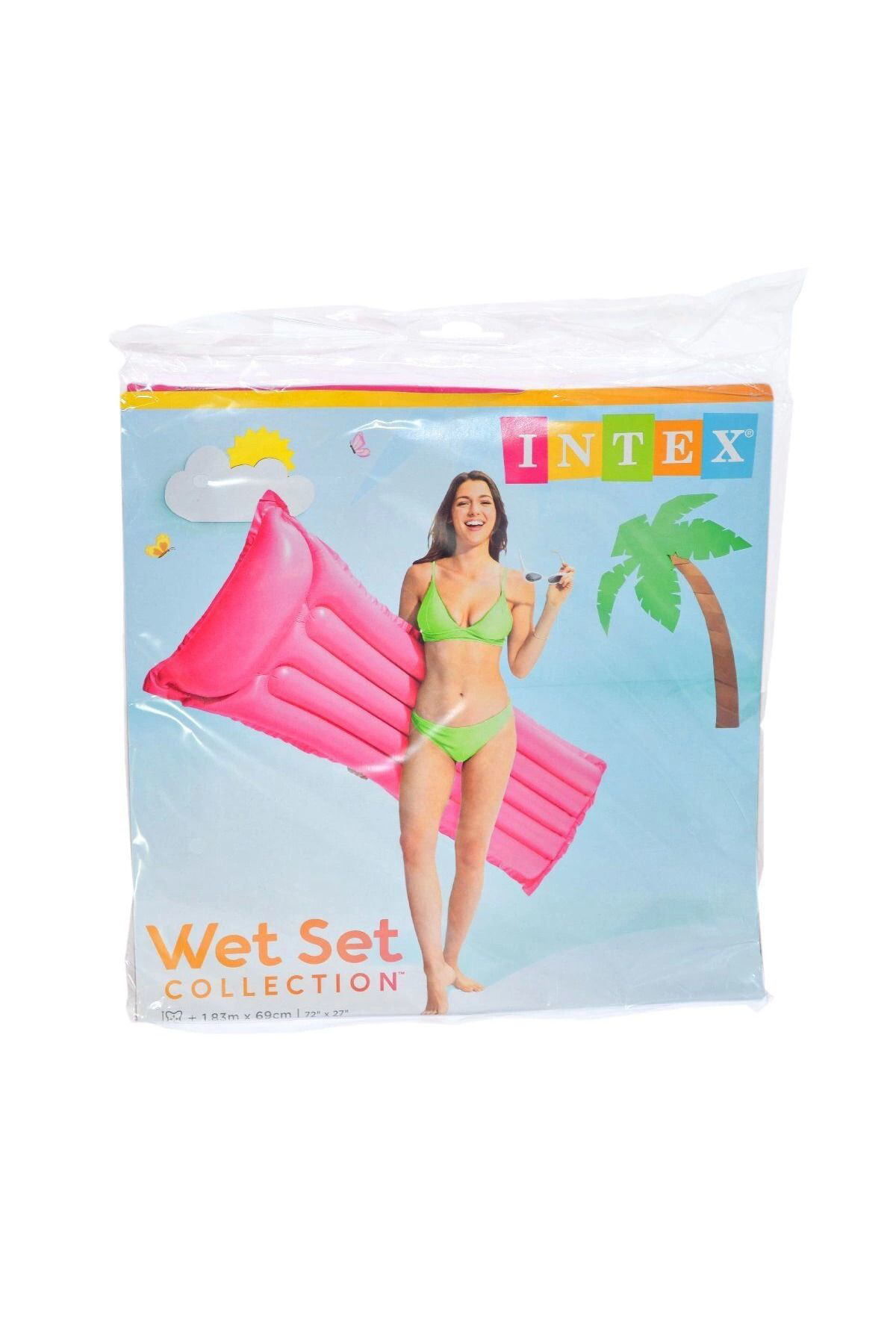 Yusuftex 59703 İntex Renkli Deniz Yataği 183X69 Cm - 1 Adet Stokta Olan Gö