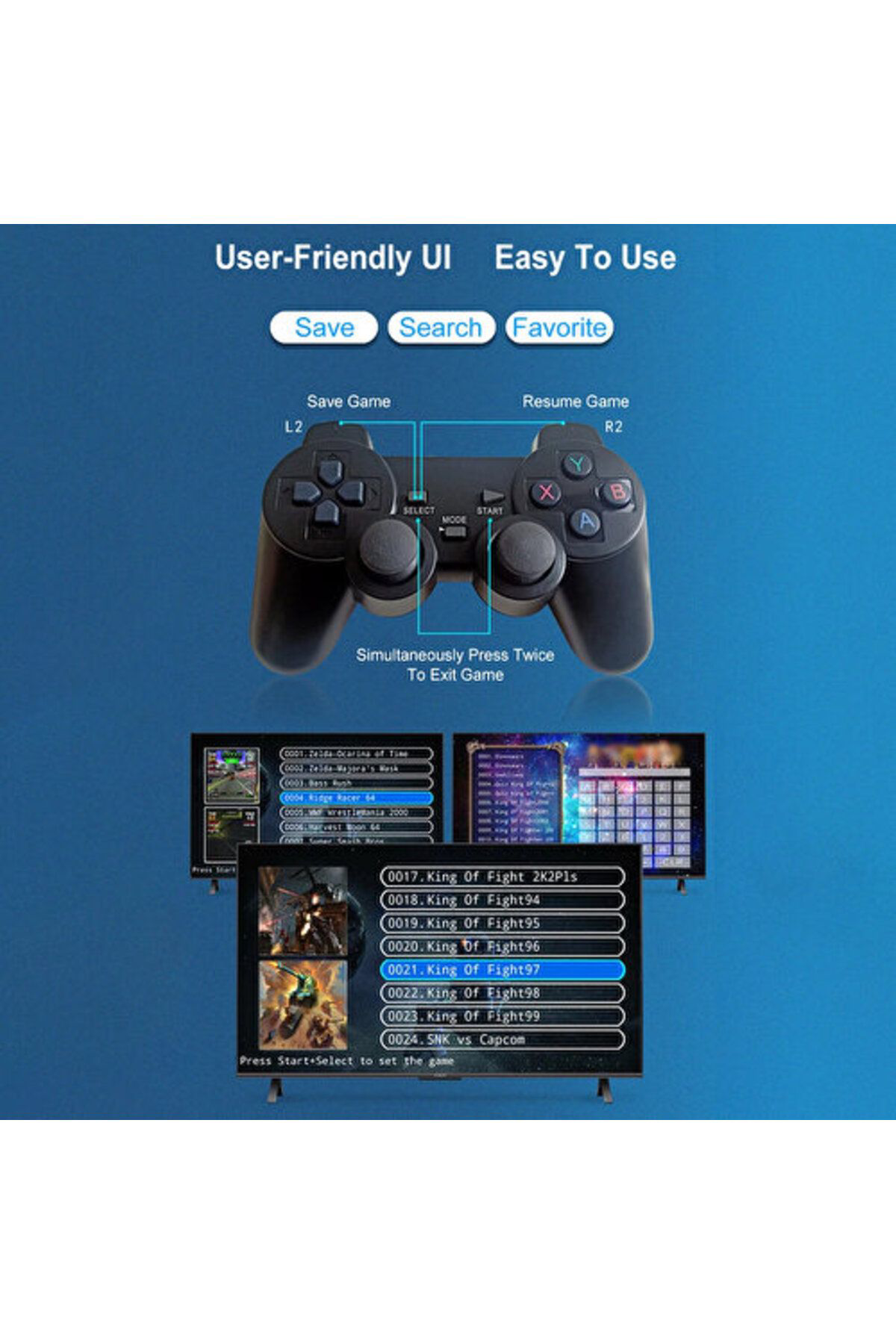Glrtech 5G Tv Box Gamebox 8K Ultra Hd Oyun Konsolu