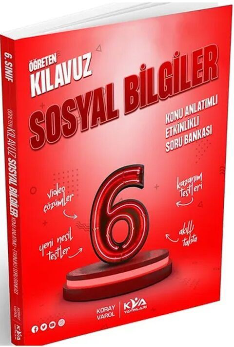 Koray Varol Akademi 6. Sinif Sosyal Bilgiler Öğreten Kilavuz Konu Anlatimli Etkinlikl